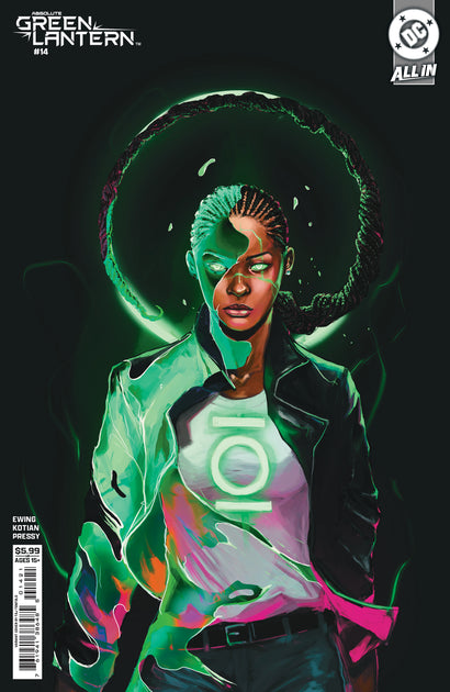 ABSOLUTE GREEN LANTERN #14 COVER B TAJ TENFOLD CARD STOCK VARIANT