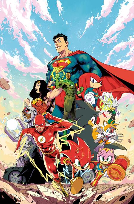 DC X SONIC THE HEDGEHOG THE METAL LEGION #1 COVER A PABLO M COLLAR