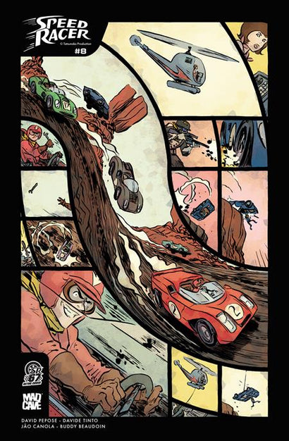 SPEED RACER #8 COVER B JESSE LONERGAN VARIANT