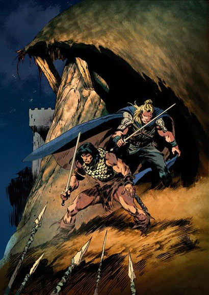 CONAN AND DRAGONERO #1 COVER D ROBERTO DE LA TORRE VIRGIN VARIANT