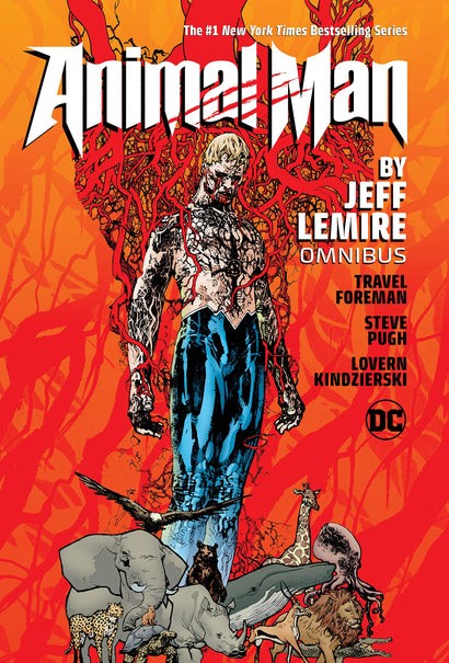ANIMAL MAN BY JEFF LEMIRE OMNIBUS HARDCOVER