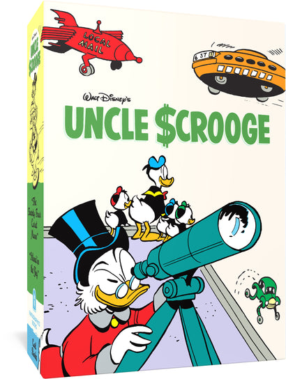 WALT DISNEYS UNCLE SCROOGE GIFT BOX SET THE TWENTY-FOUR CARAT MOON & ISLAND IN THE SKY VOLS 22 & 24 HARDCOVER