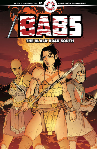 BABS THE BLACK ROAD SOUTH #6 COVER A JACEN BURROWS