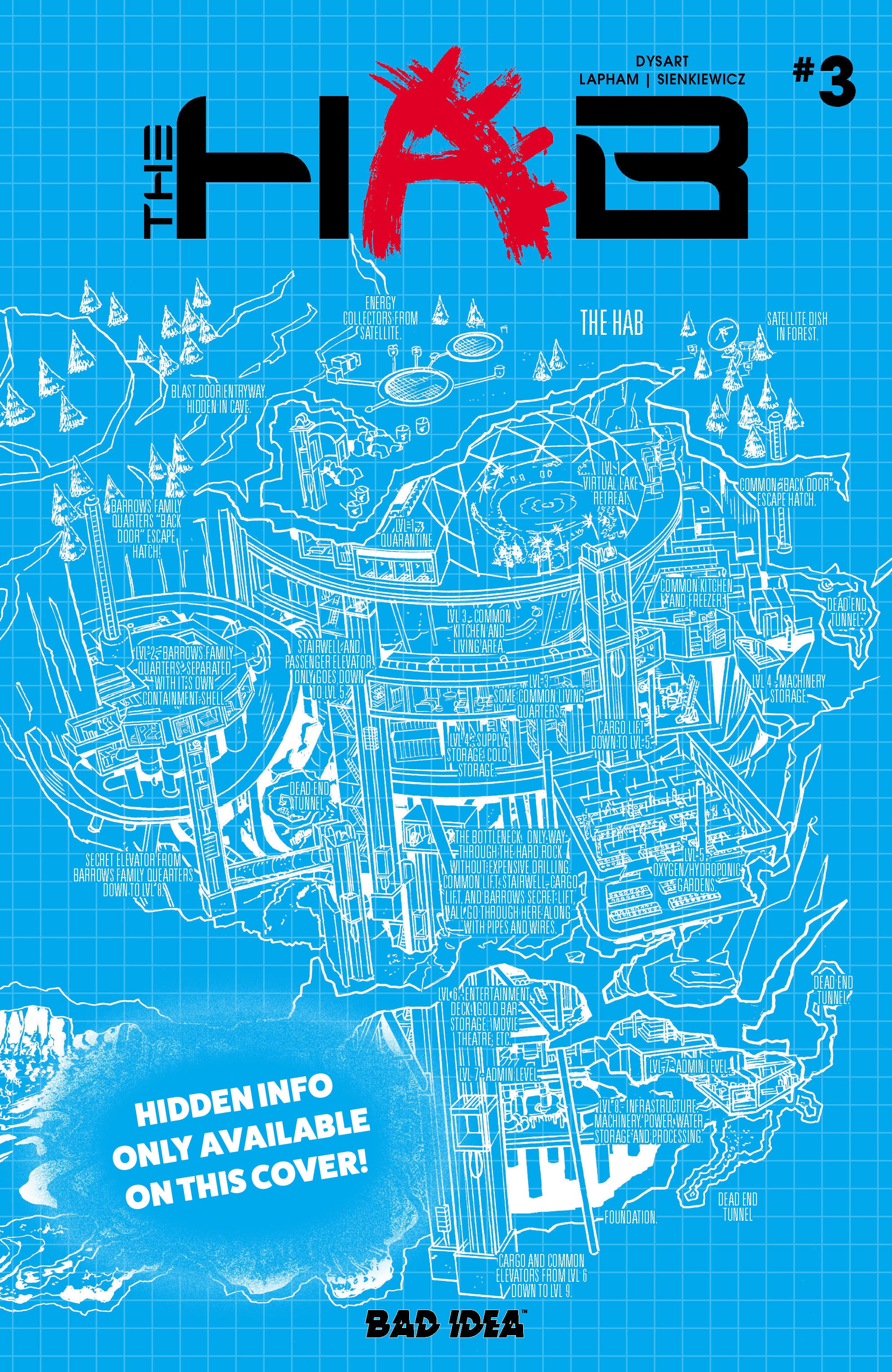 HAB #3 COVER C DAVID LAPHAM BLUEPRINT VARIANT