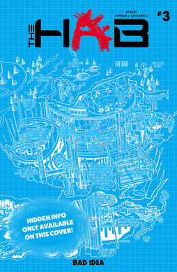 HAB #3 COVER C DAVID LAPHAM BLUEPRINT VARIANT