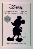 DISNEY ANIMATION POSTCARD BOX 100 COLLECTIBLE POSTCARDS