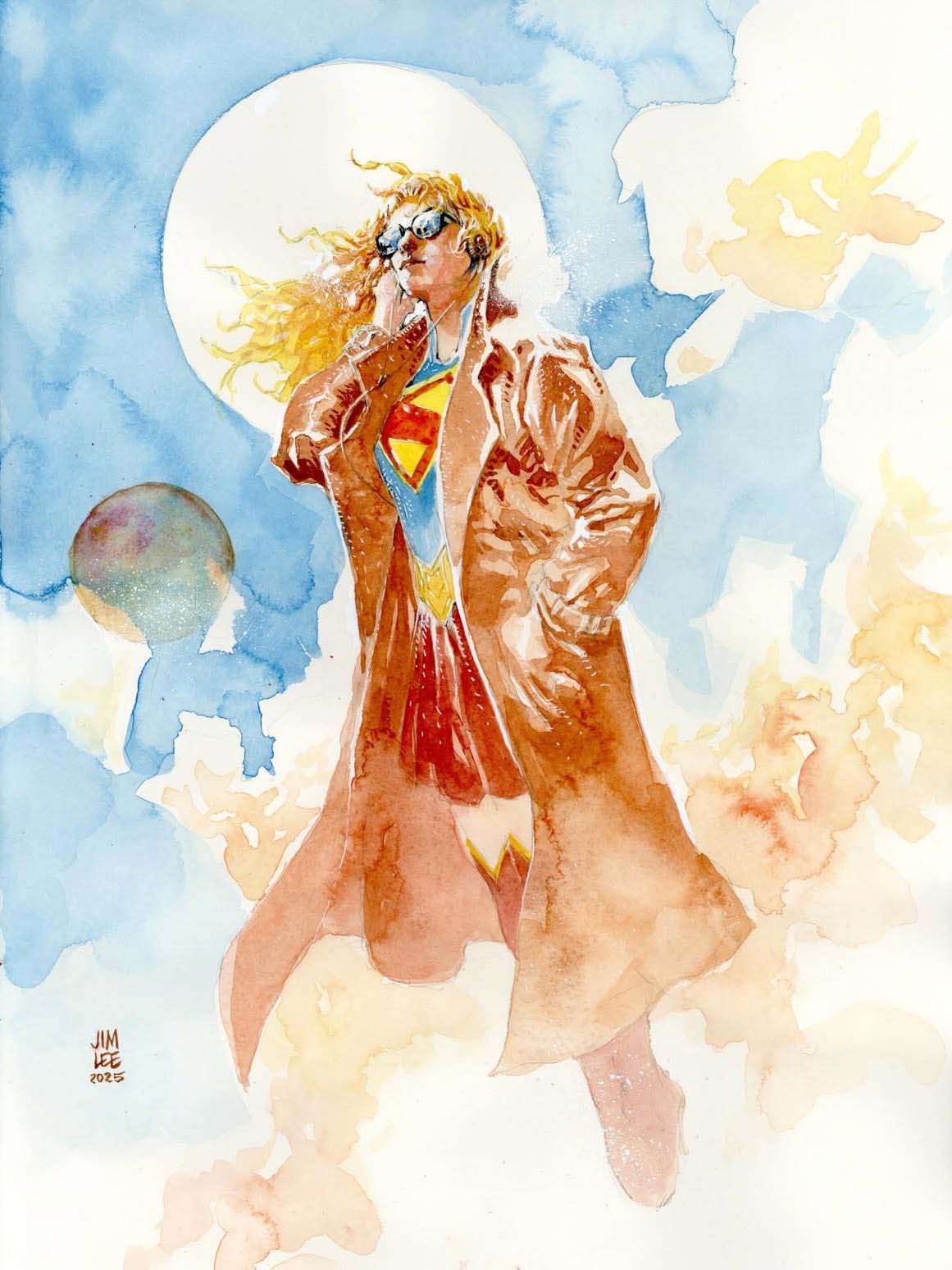 SUPERGIRL #14 COVER E JIM LEE SUPERGIRL MOVIE CARD STOCK VARIANT (THE REIGN OF THE SUPERBOYS)