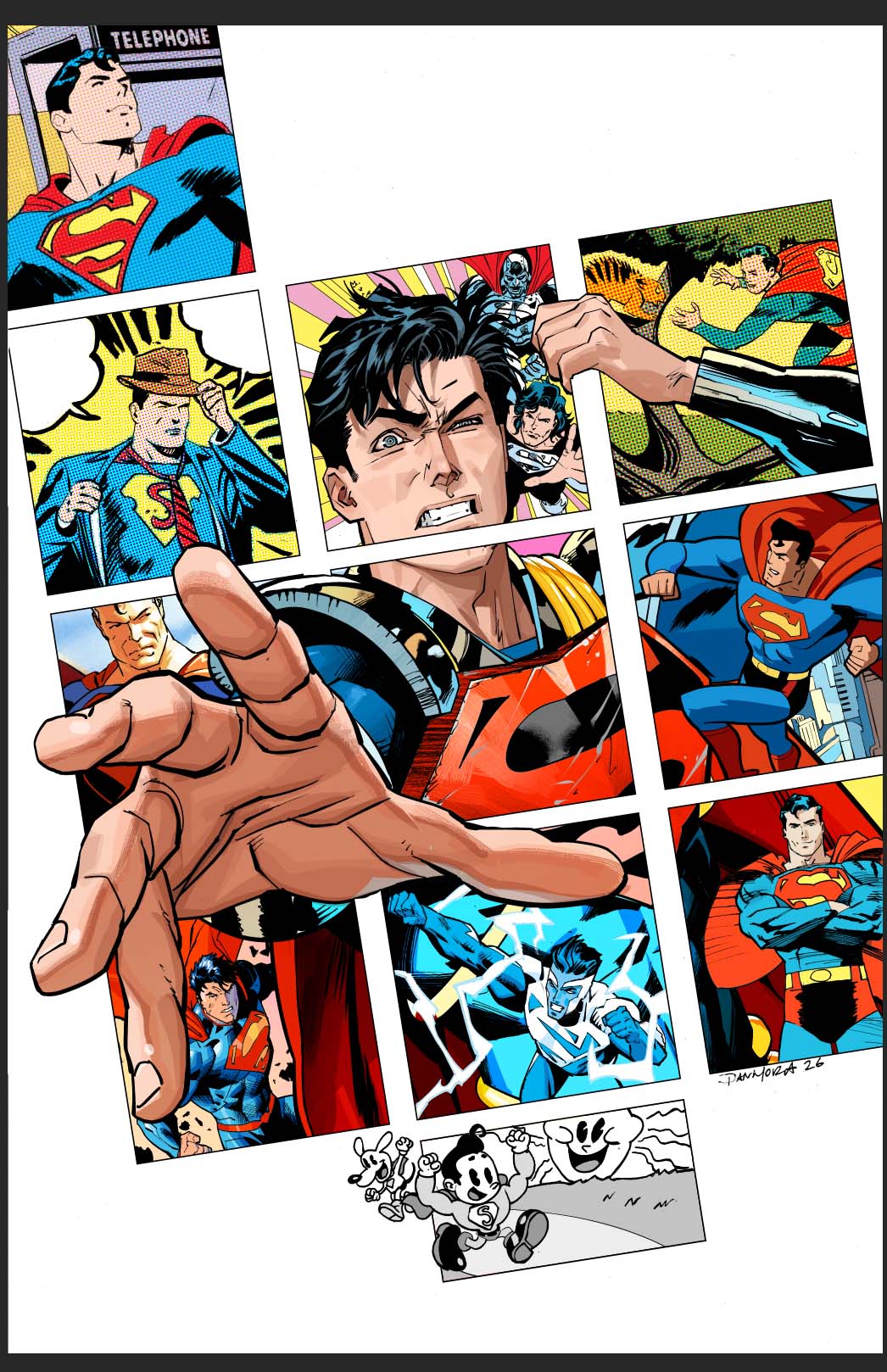 SUPERMAN #39 COVER A DAN MORA (THE REIGN OF THE SUPERBOYS)