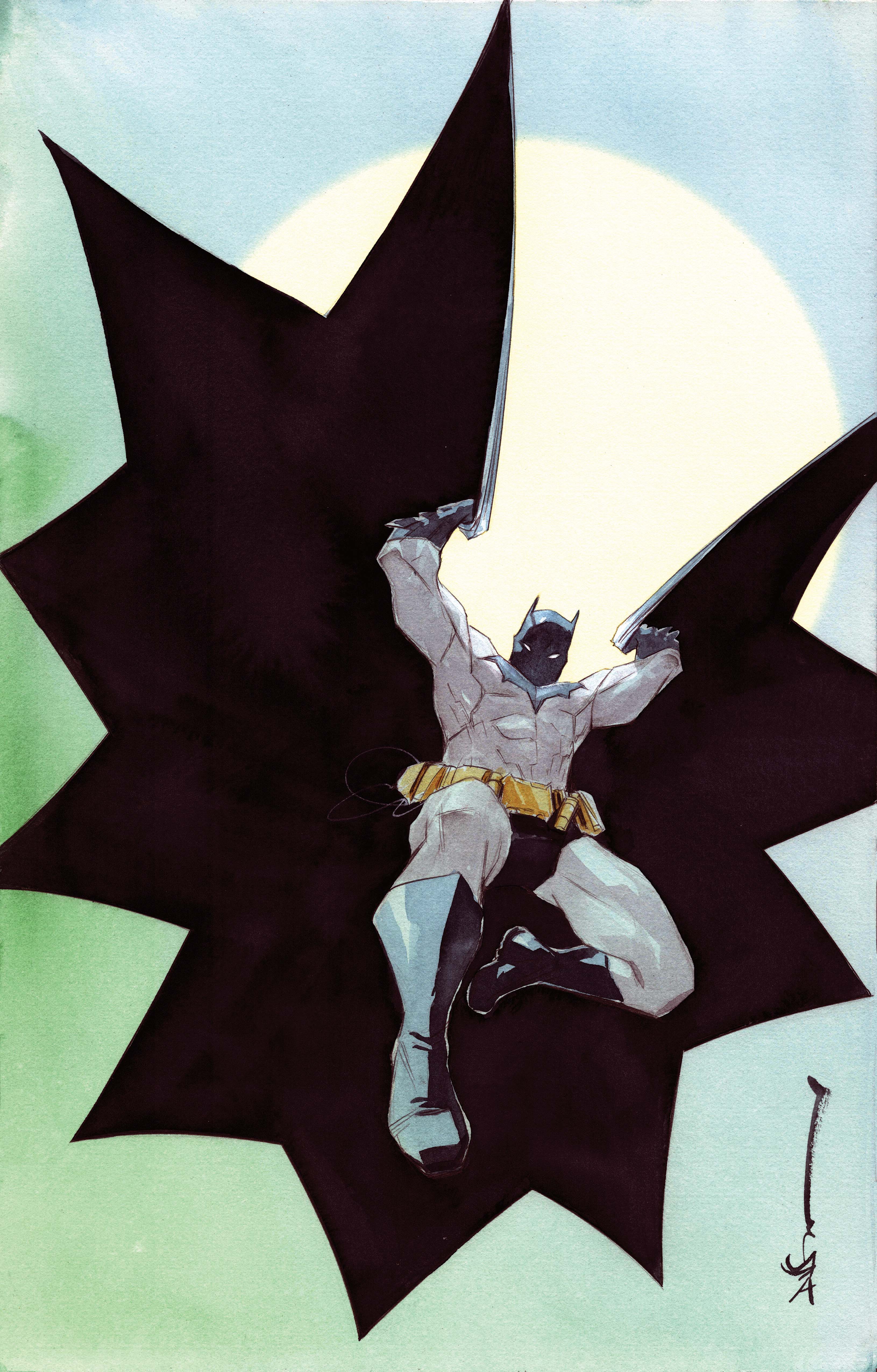BATMAN #10 COVER B DUSTIN NGUYEN CARD STOCK VARIANT