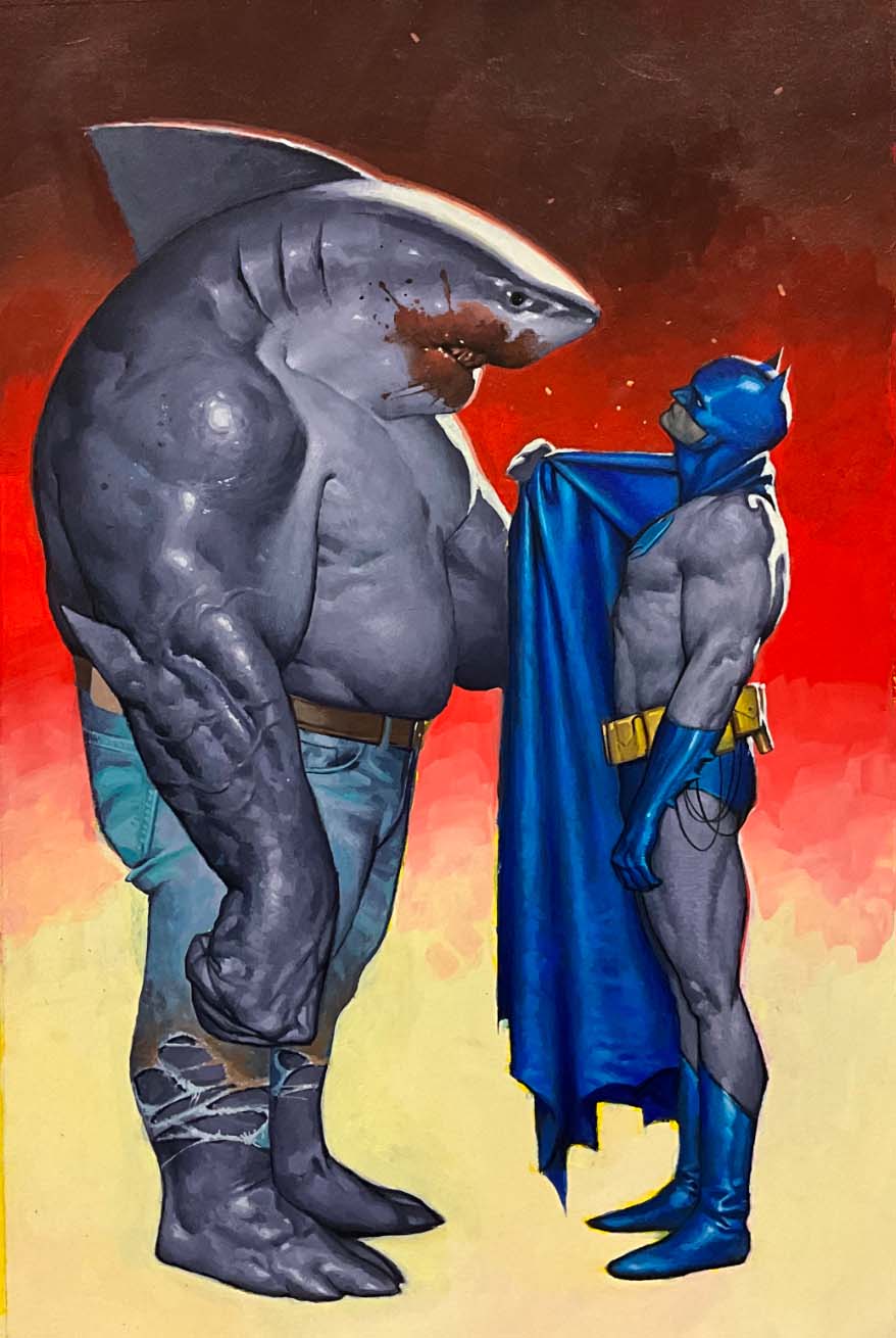 JUSTICE LEAGUE UNLIMITED #20 COVER D FABRIZIO DE TOMMASO CARD STOCK VARIANT