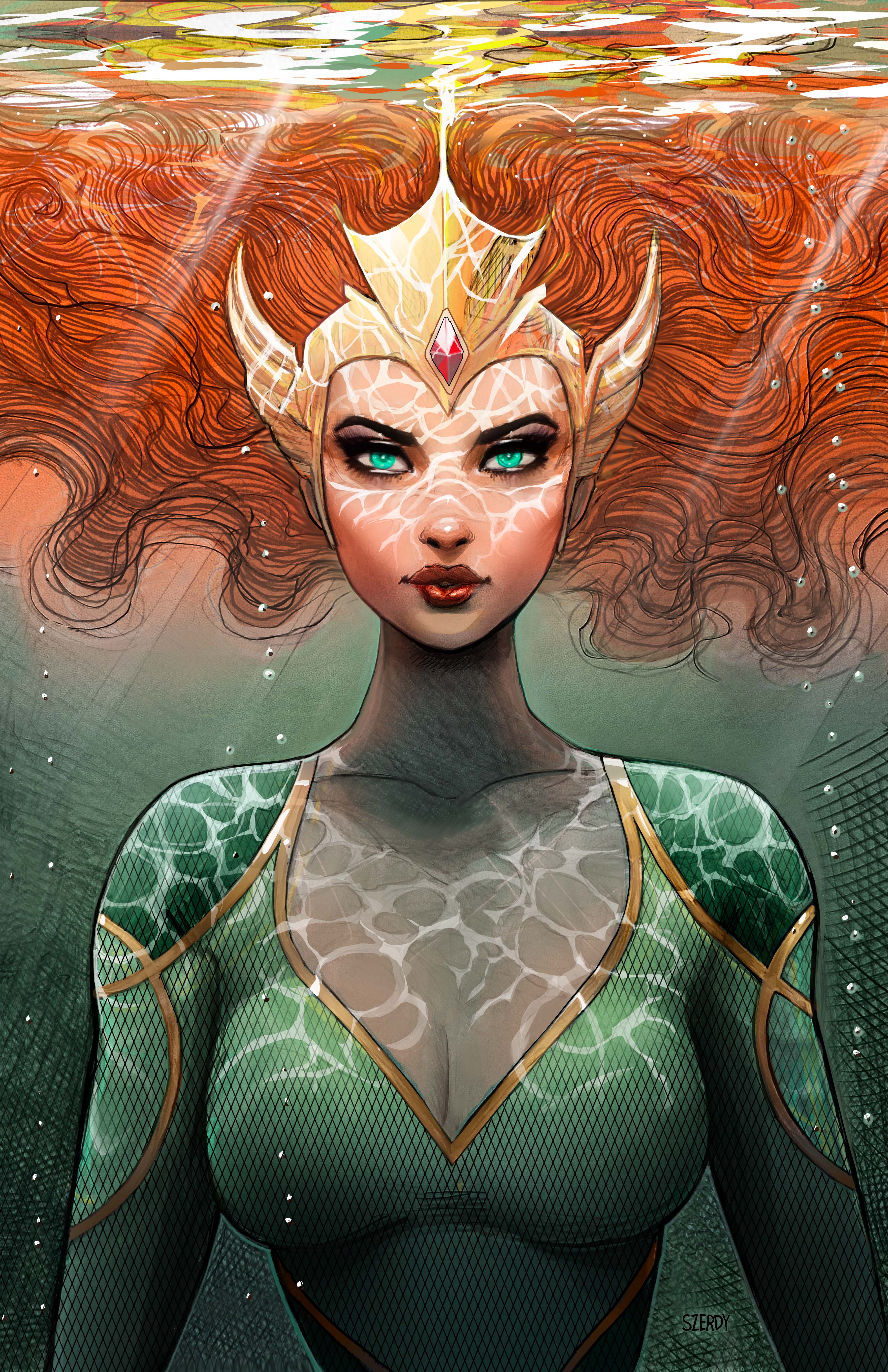 EMPEROR AQUAMAN #18 COVER C NATHAN SZERDY CARD STOCK VARIANT