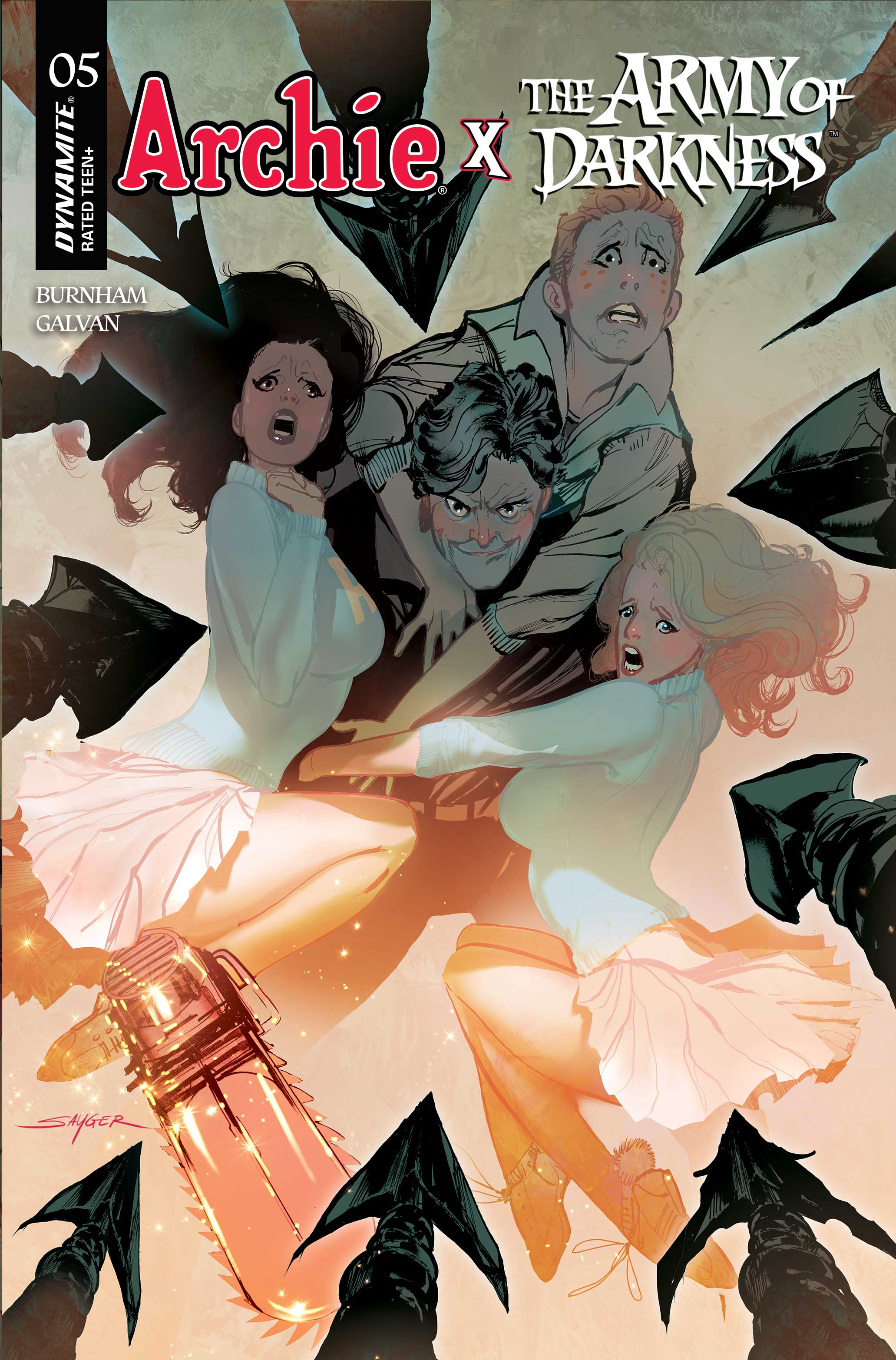 ARCHIE X ARMY OF DARKNESS #5 COVER E STUART SAYGER VARIANT