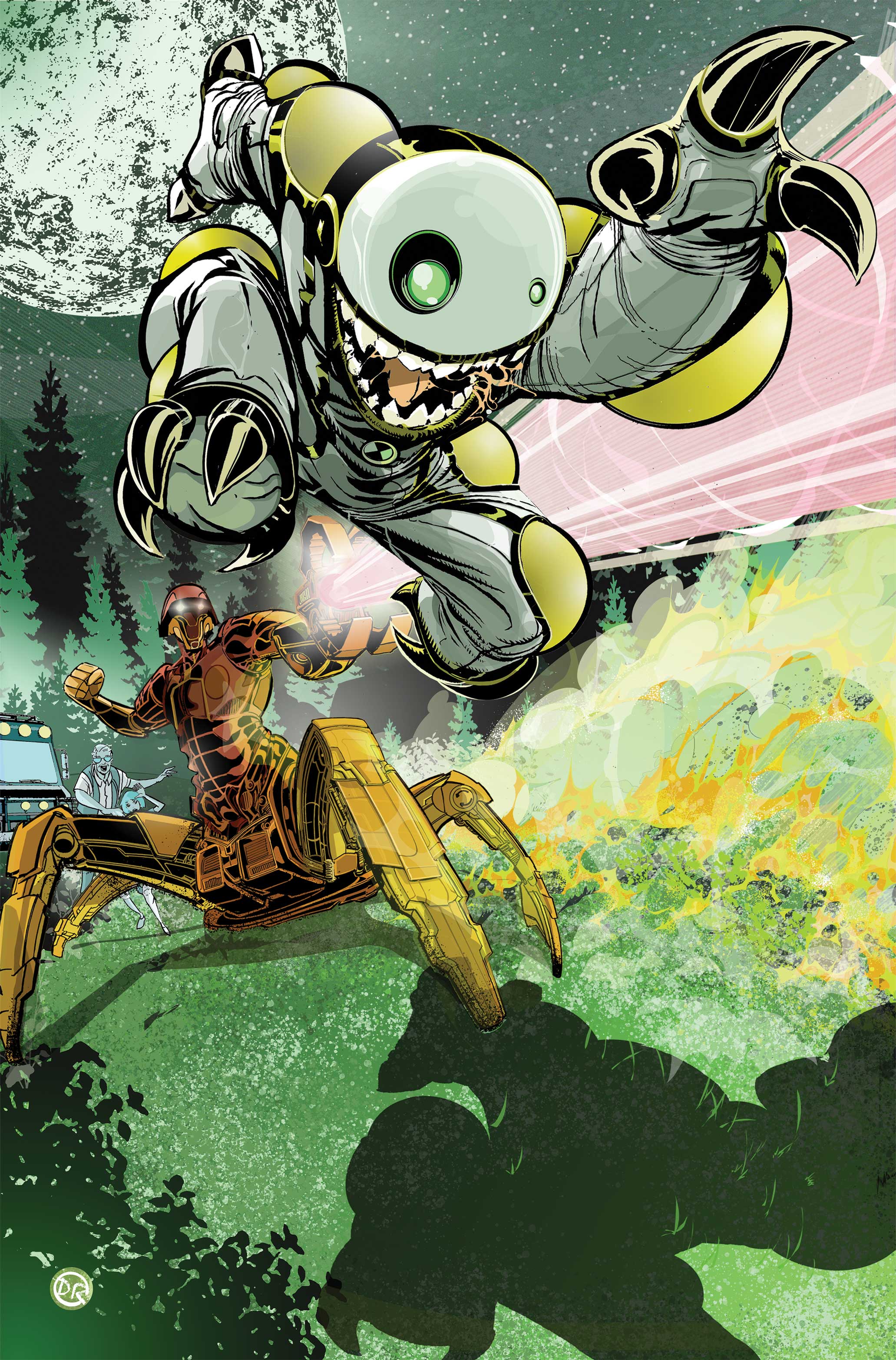 BEN 10 #2 COVER H DUNCAN ROULEAU LIMITED VIRGIN VARIANT