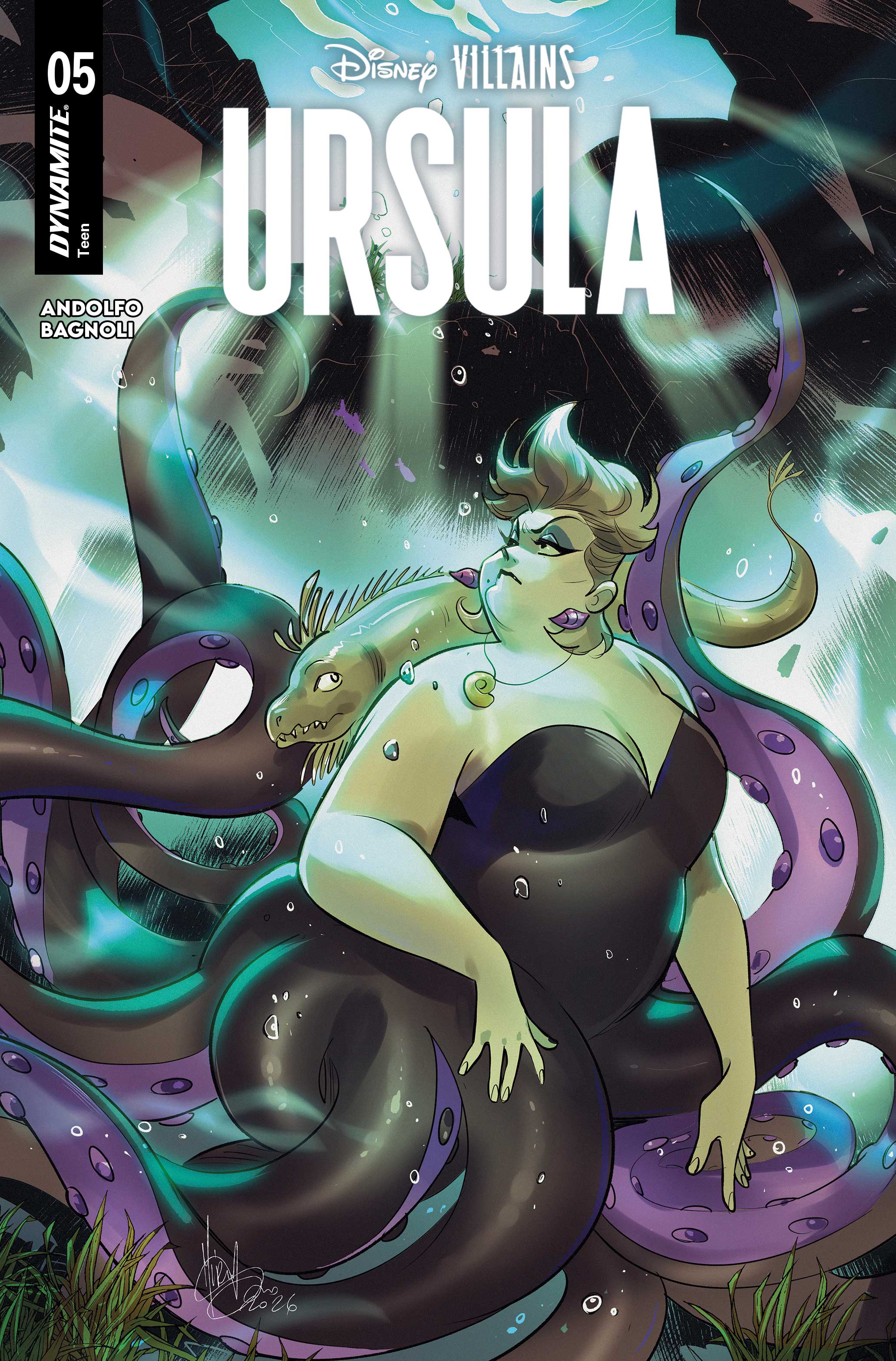 DISNEY VILLAINS URSULA #5 COVER A MIRKA ANDOLFO VARIANT