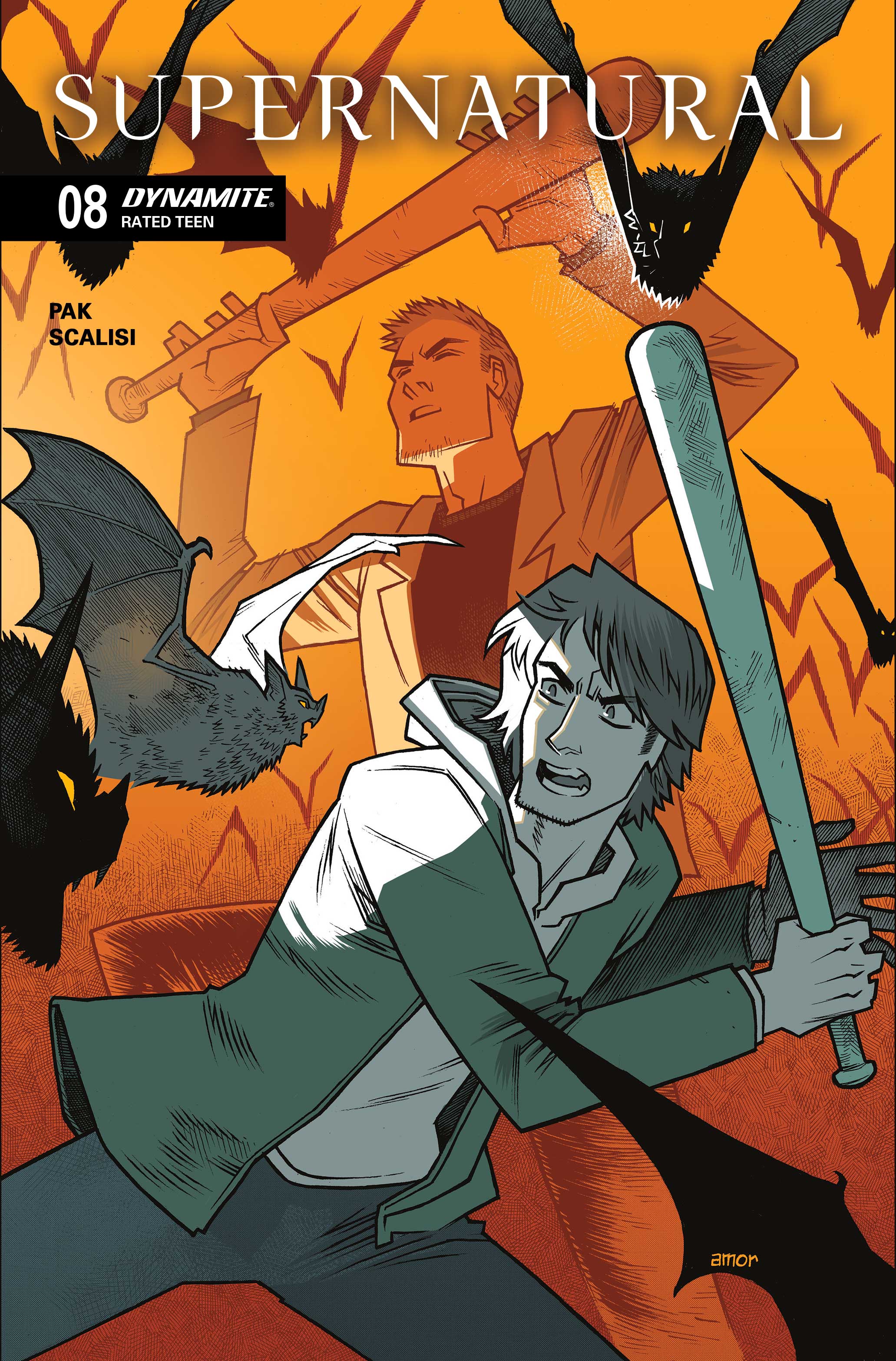 SUPERNATURAL #8 COVER A JOHN AMOR