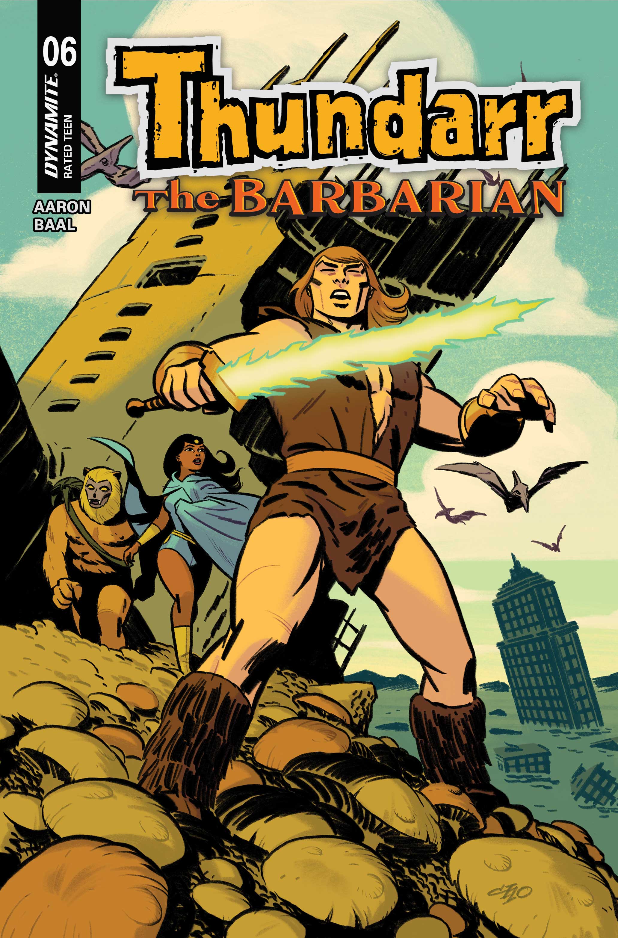 THUNDARR THE BARBARIAN #6 COVER A MICHAEL CHO VARIANT