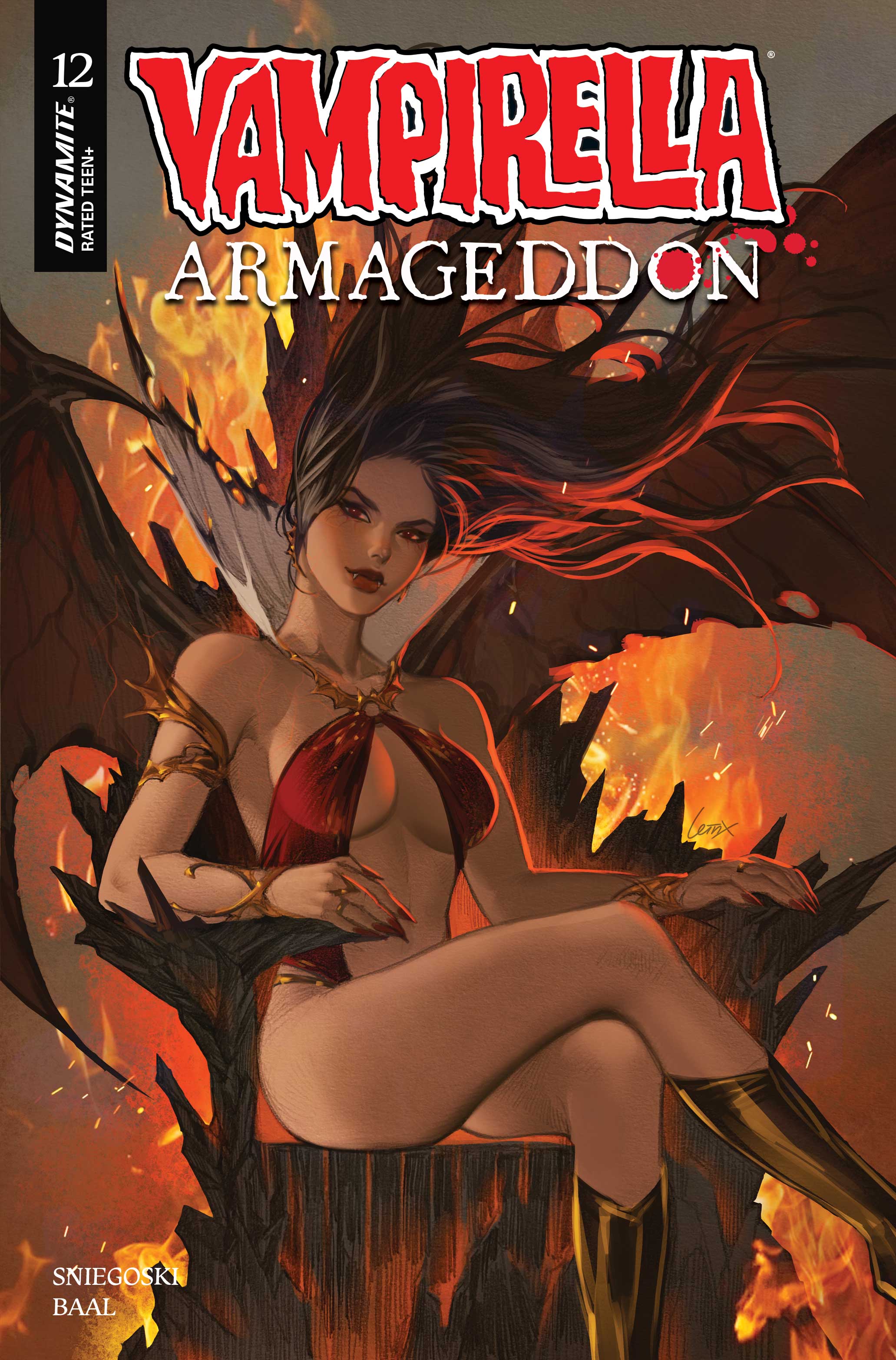 VAMPIRELLA ARMAGEDDON #12 COVER B LESLEY LEIRIX LI VARIANT