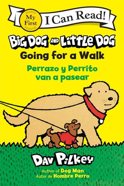 BIG DOG AND LITTLE DOG TRADE PAPERBACK GOING FOR A WALK PERRAZO Y PERRITO VAN A PASEAR (BILINGUAL LANGUAGE EDITION)