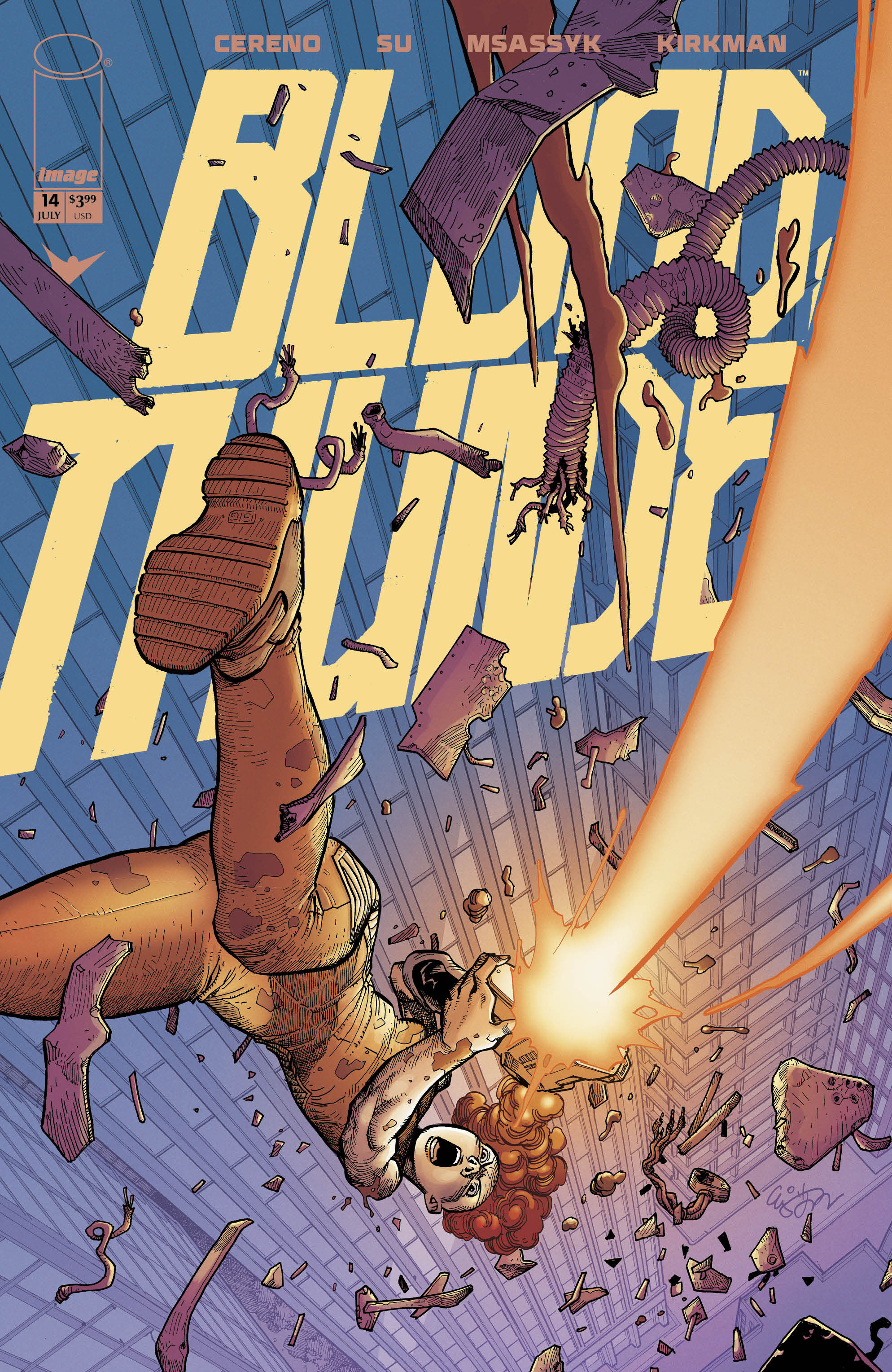 BLOOD & THUNDER #14 COVER A EJ SU & DEE CUNNIFFE