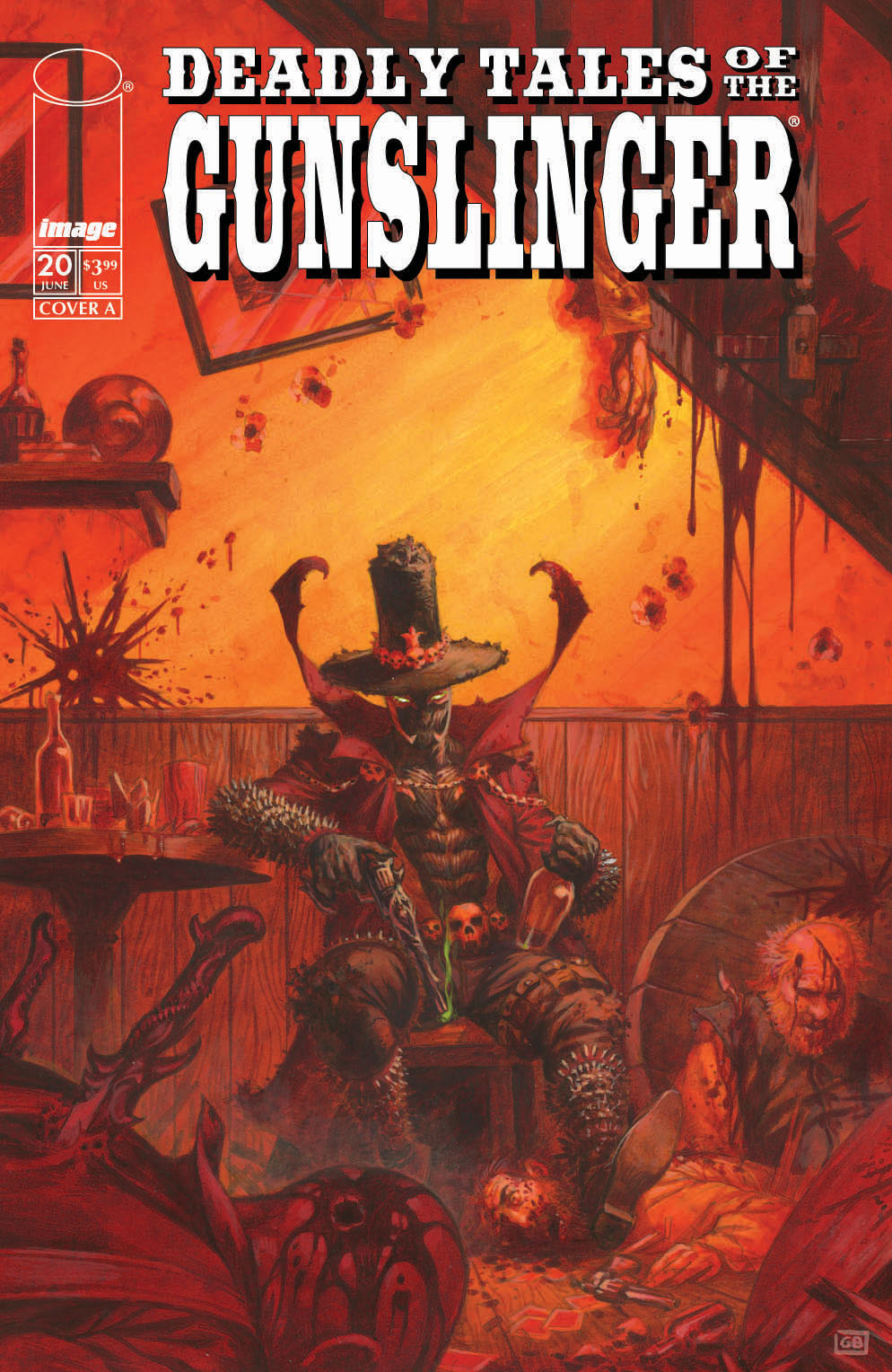 DEADLY TALES OF THE GUNSLINGER SPAWN #20 COVER A GIANENRICO BONACORSI
