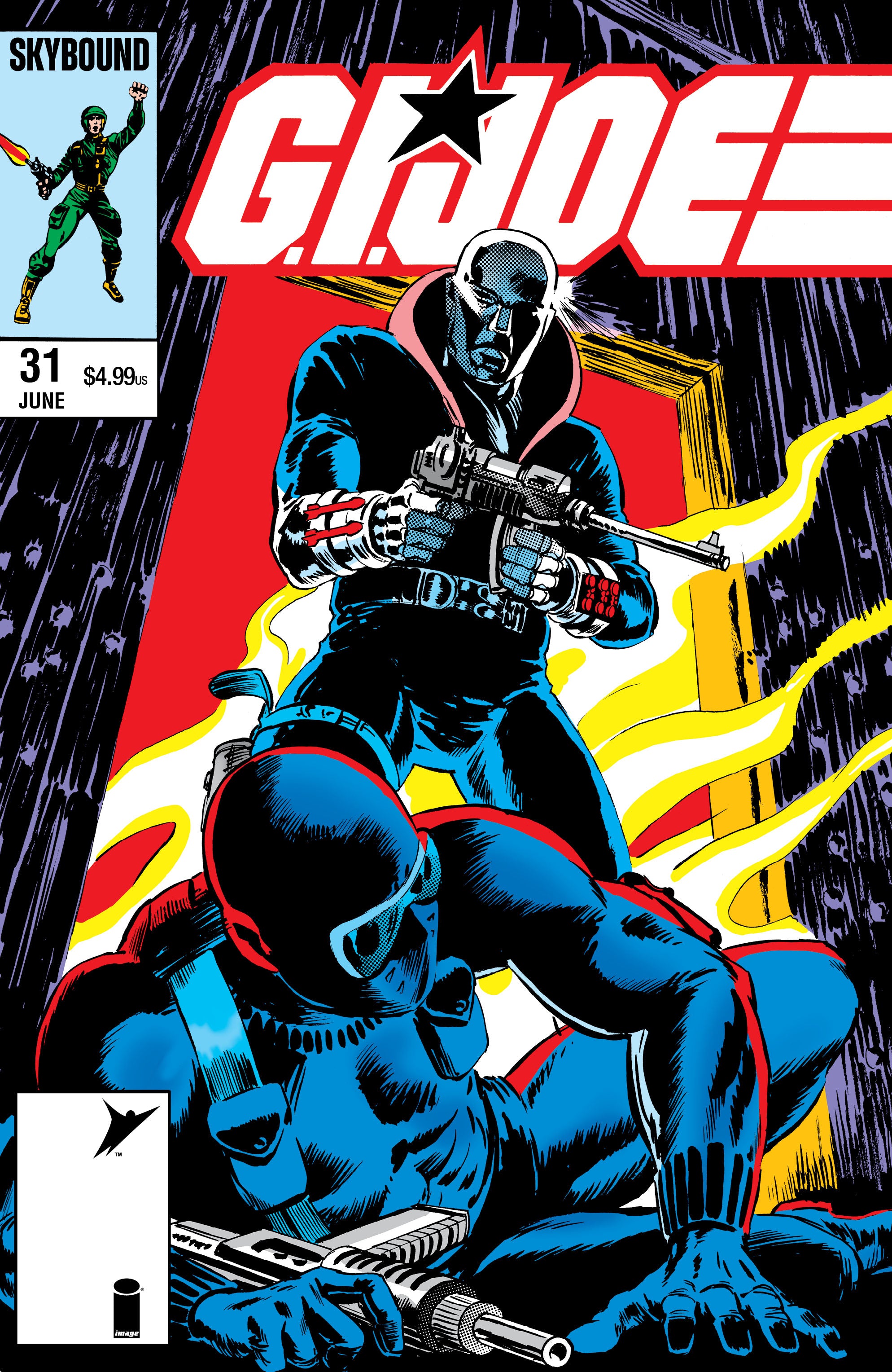 GI JOE A REAL AMERICAN HERO #31 HAMA FILES EDITION COVER C MICHAEL GOLDEN & DAVID MAZZUCCHELLI FOIL VARIANT