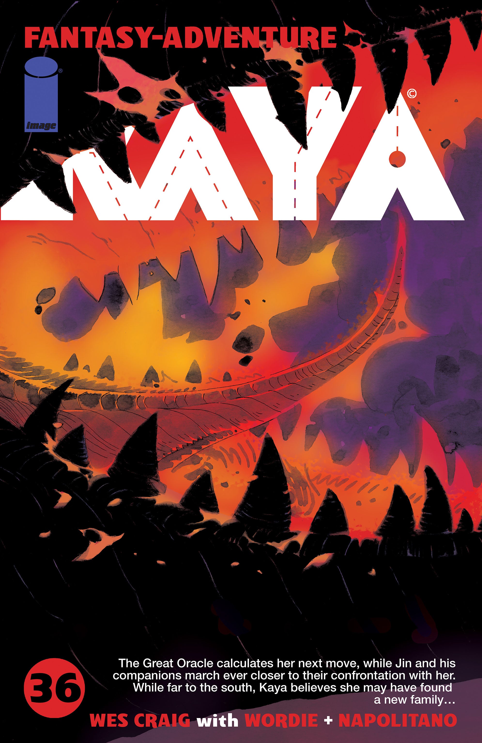 KAYA #36 COVER A WES CRAIG