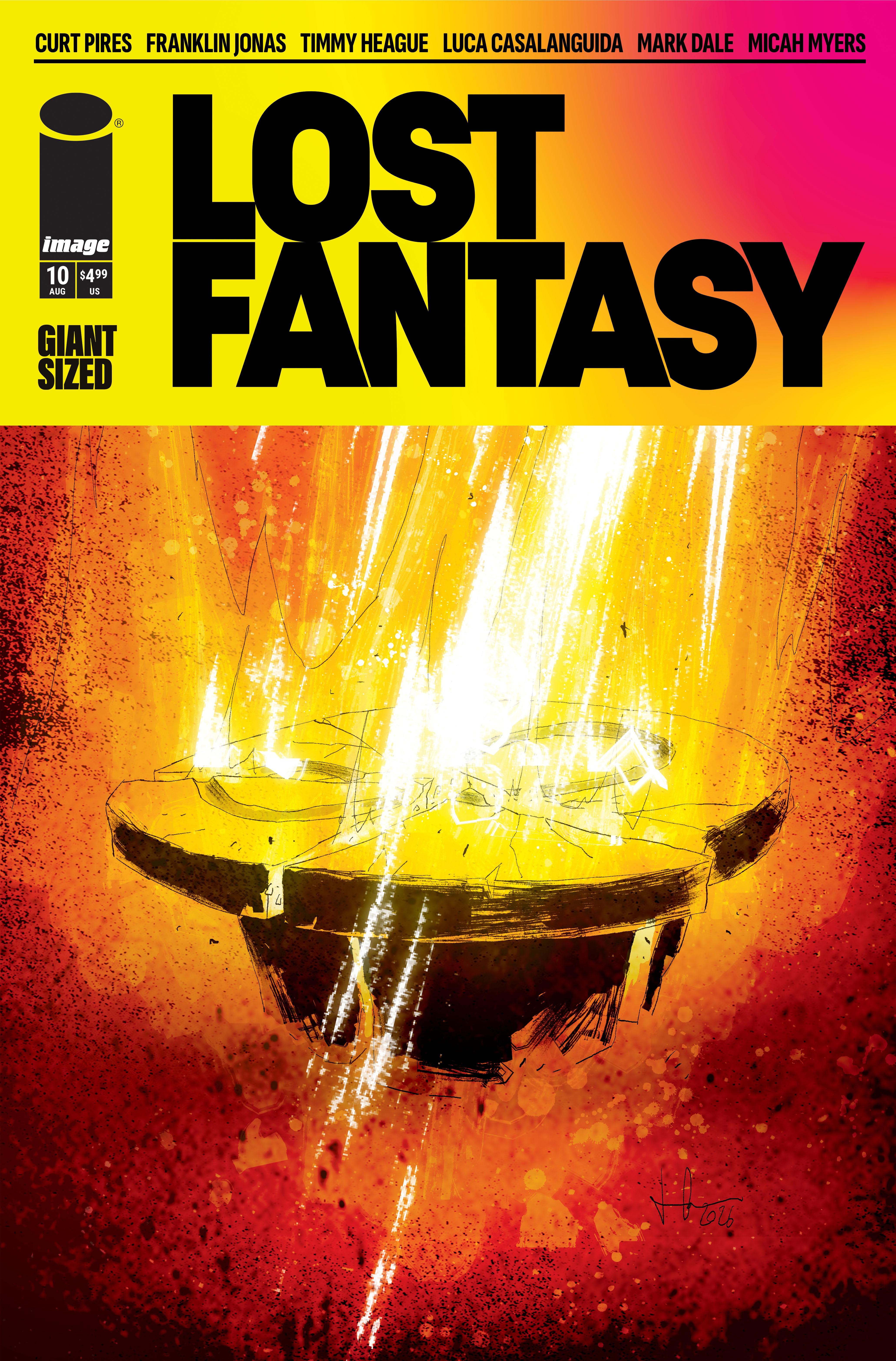 LOST FANTASY #11 COVER A LUCA CASALANGUIDA