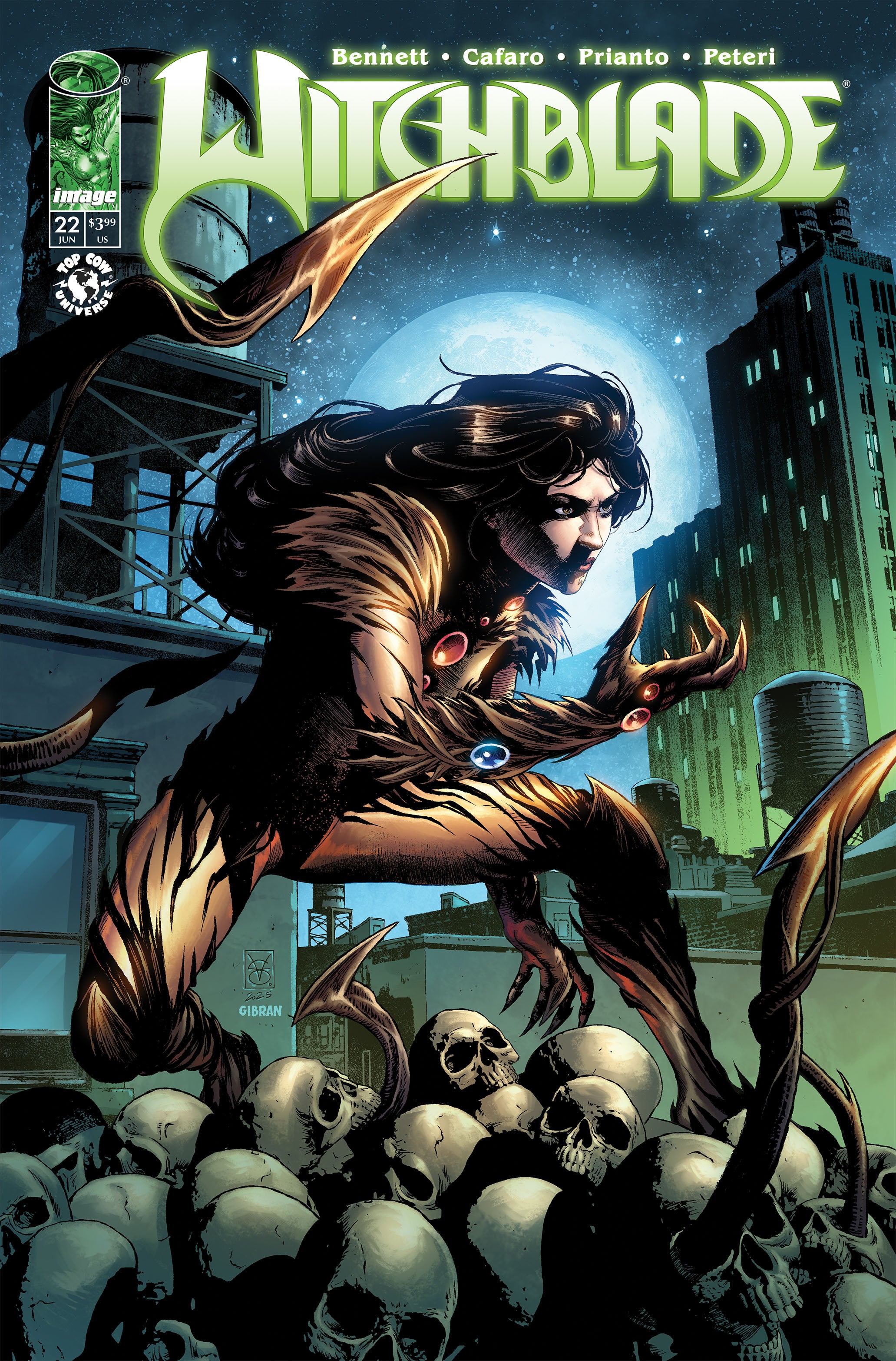 WITCHBLADE #22 COVER B VALERIO GIANGIORDANO & GIBRAN FERDIAN VARIANT
