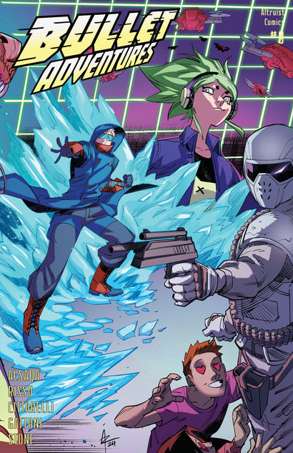 BULLET ADVENTURES #8 COVER B ANDRE RISSO FRANCESCA CITTARELLI CONNECTING VARIANT