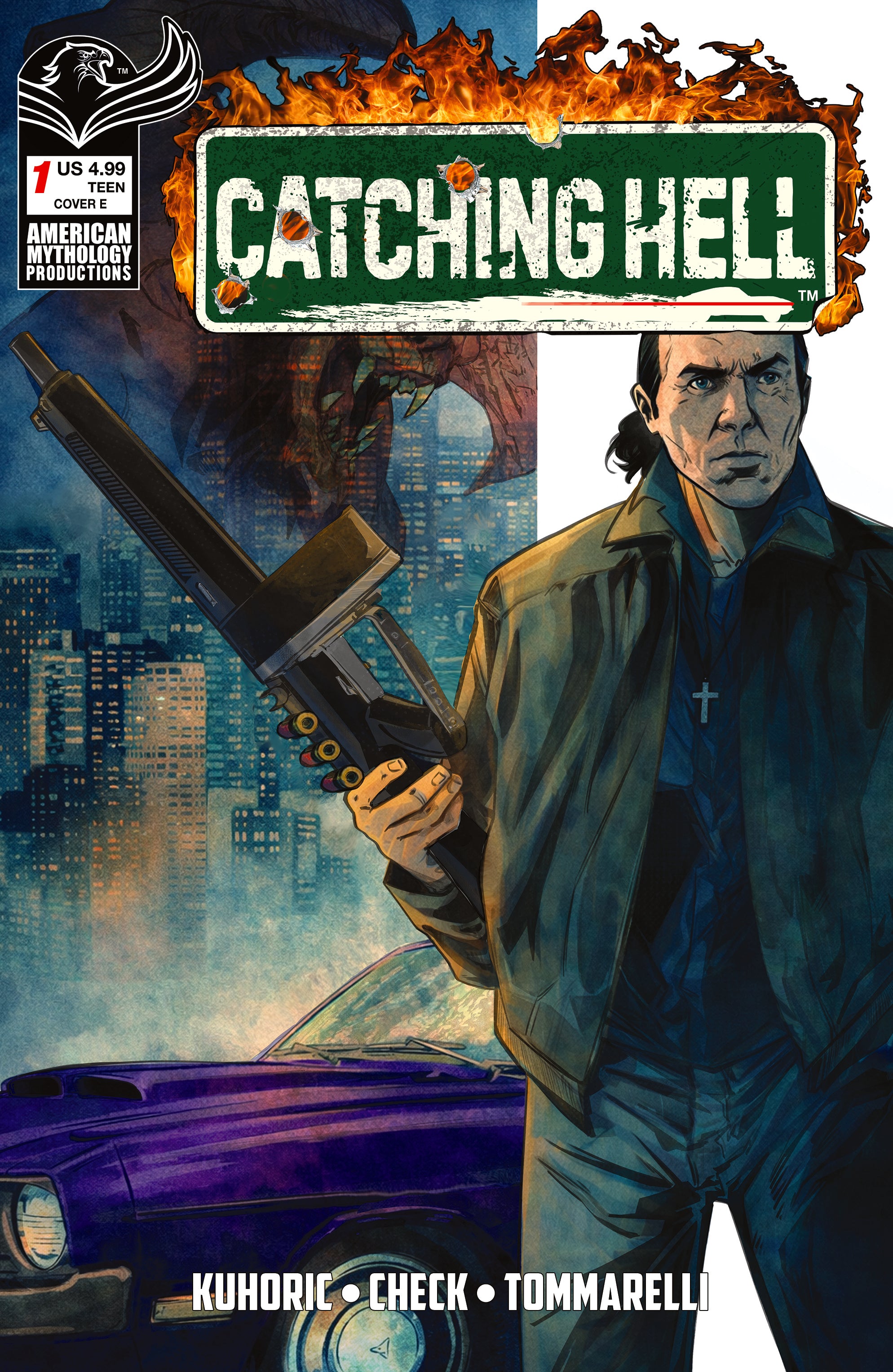 CATCHING HELL FEAT REGGIE BANNISTER #1 COVER E EMANUELE TOMMARELLI VARIANT