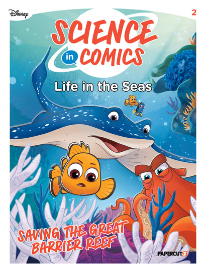 DISNEY SCIENCE IN COMICS HARDCOVER LIFE IN THE SEAS