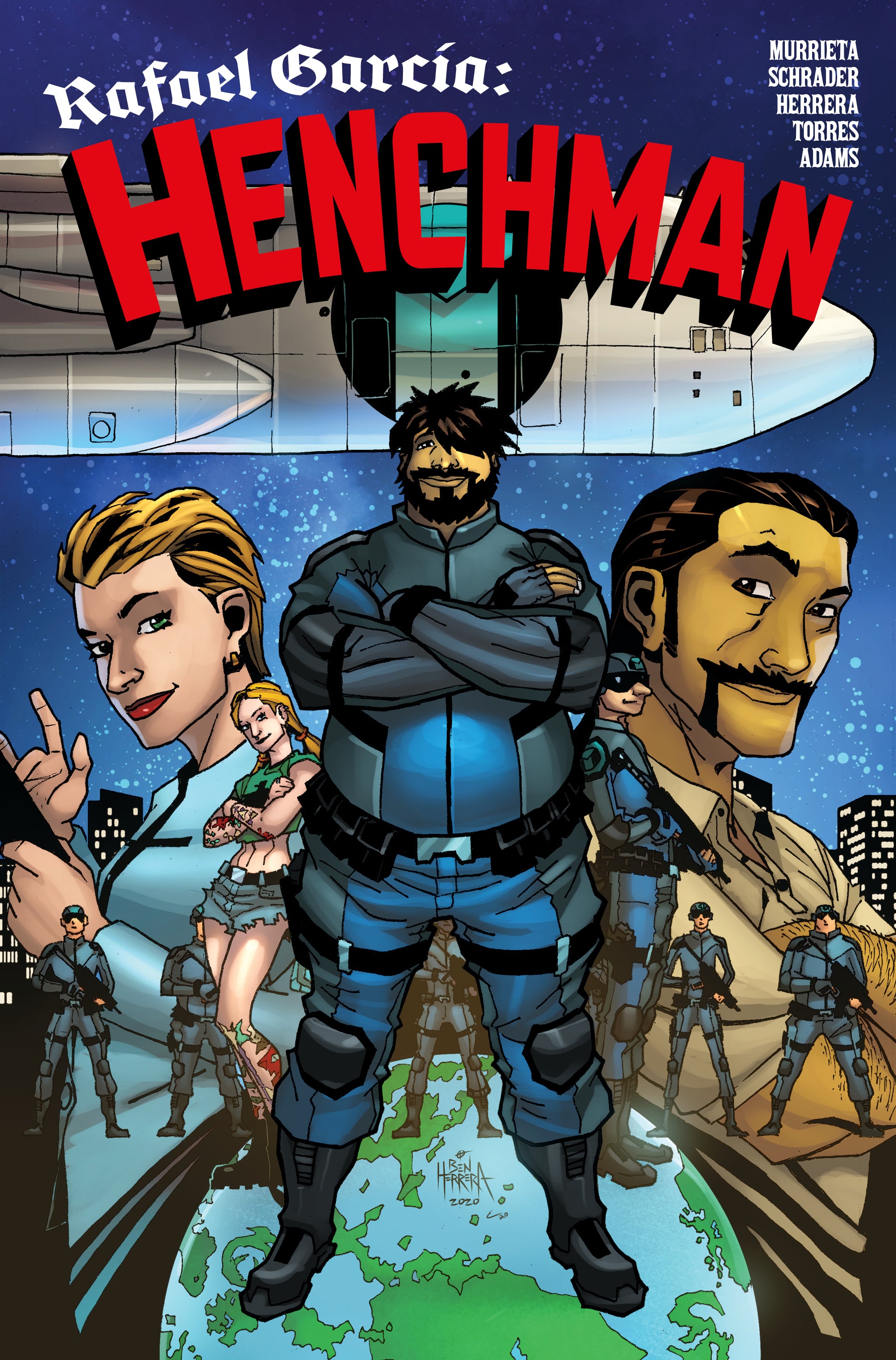 RAFAEL GARCIA HENCHMAN #4 COVER B BEN HERRERA VARIANT