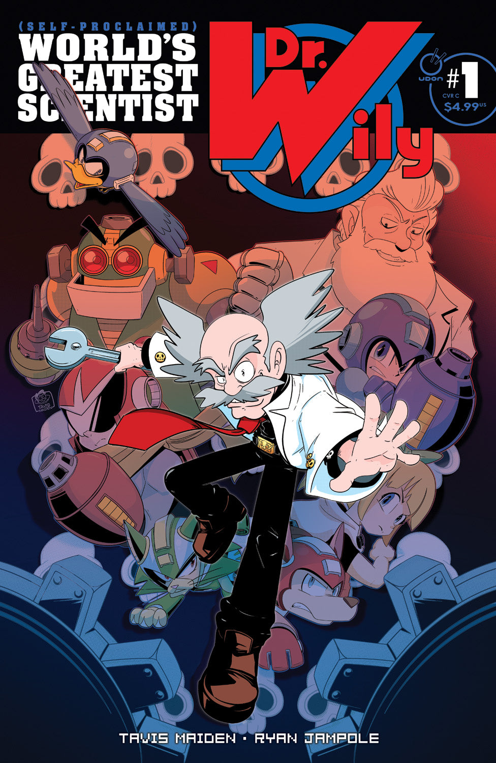 DR WILY #1 COVER C TAVIS MAIDEN VARIANT