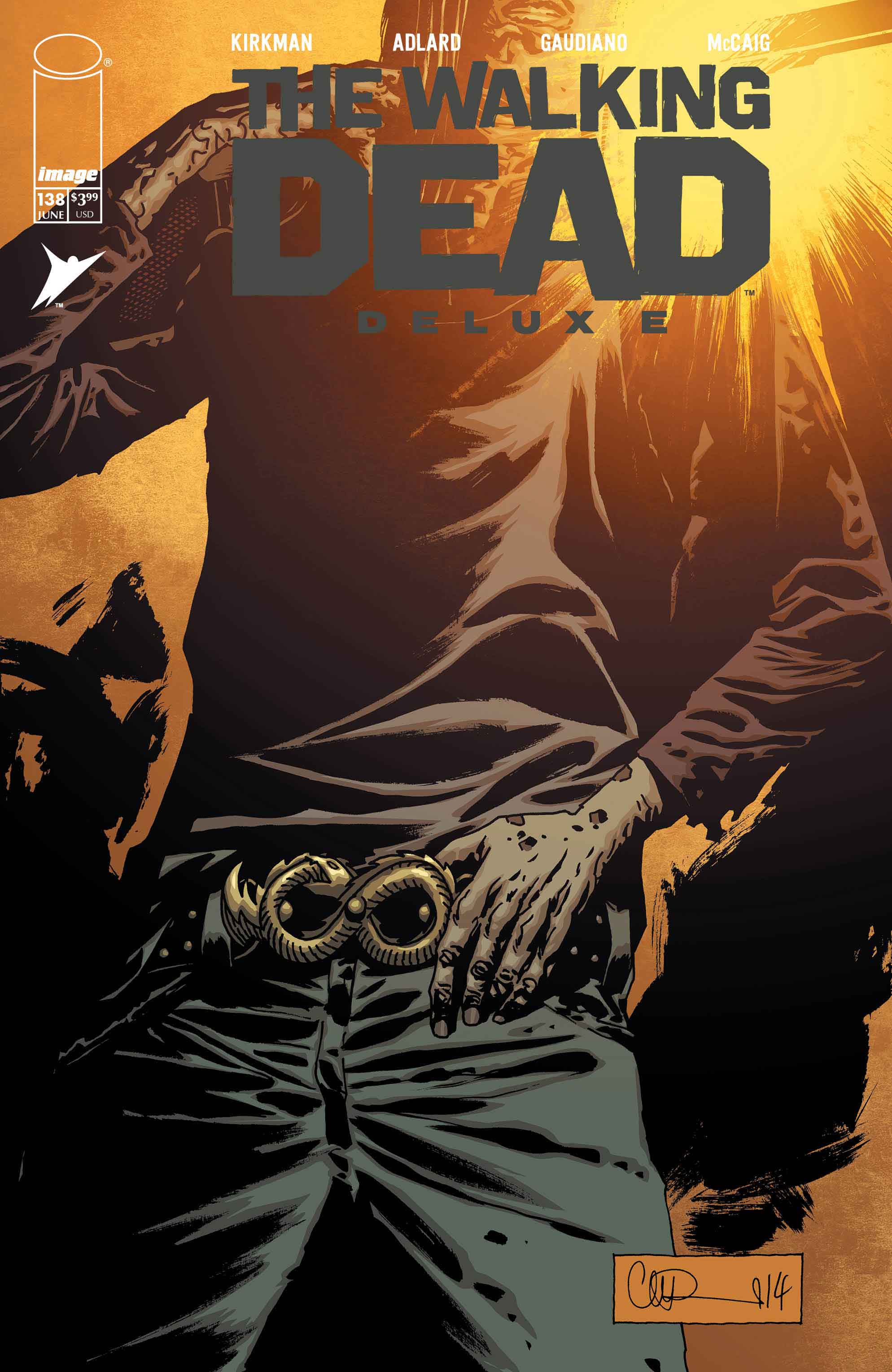 WALKING DEAD DELUXE #138 COVER B CHARLIE ADLARD & MAVE MCCAIG VARIANT