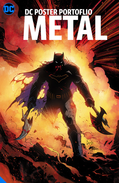 DC POSTER PORTFOLIO DARK NIGHTS METAL TRADE PAPERBACK