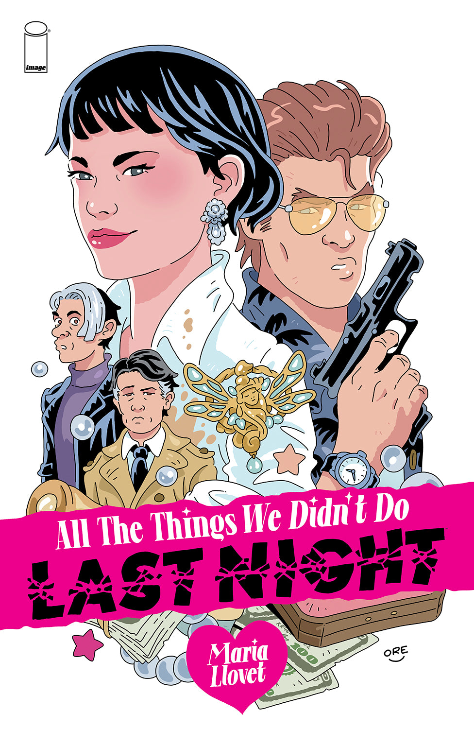 ALL THE THINGS WE DIDNT DO LAST NIGHT (ONE SHOT) COVER C JESÚS ORELLANA VARIANT