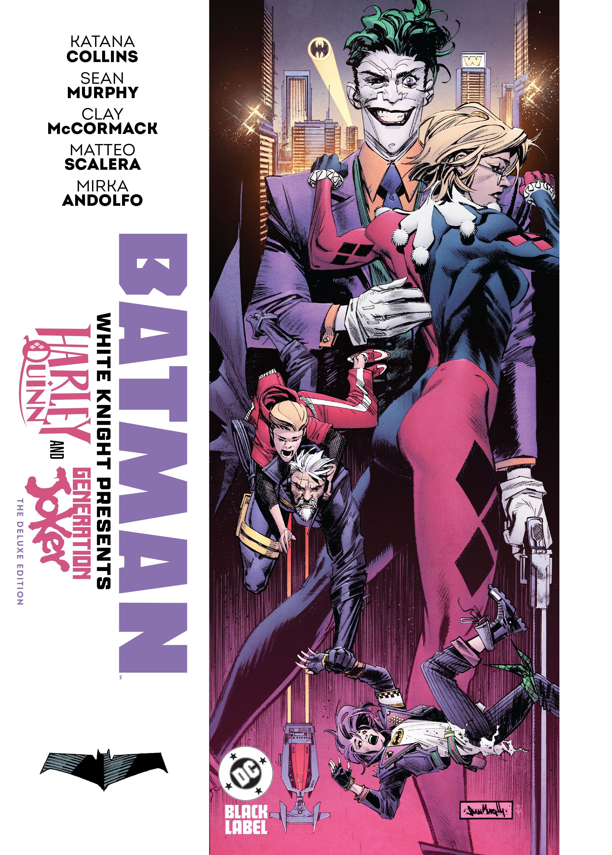BATMAN WHITE KNIGHT PRESENTS HARLEY QUINN AND GENERATION JOKER THE DELUXE EDITION HARDCOVER 