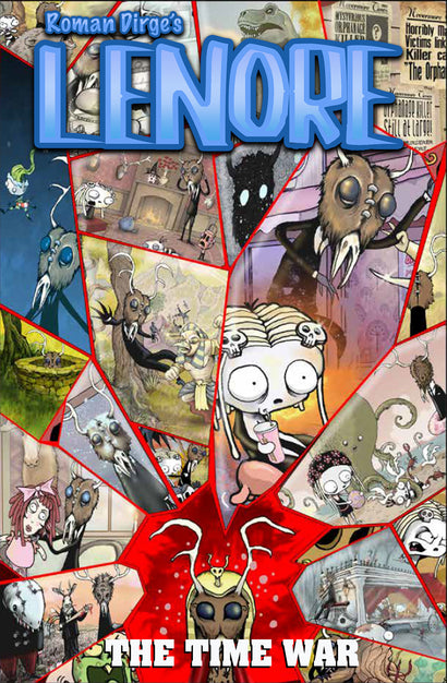 LENORE THE TIME WAR HARDCOVER DIRECT MARKET CONVENTION EDITION KIT WALLIS CVR