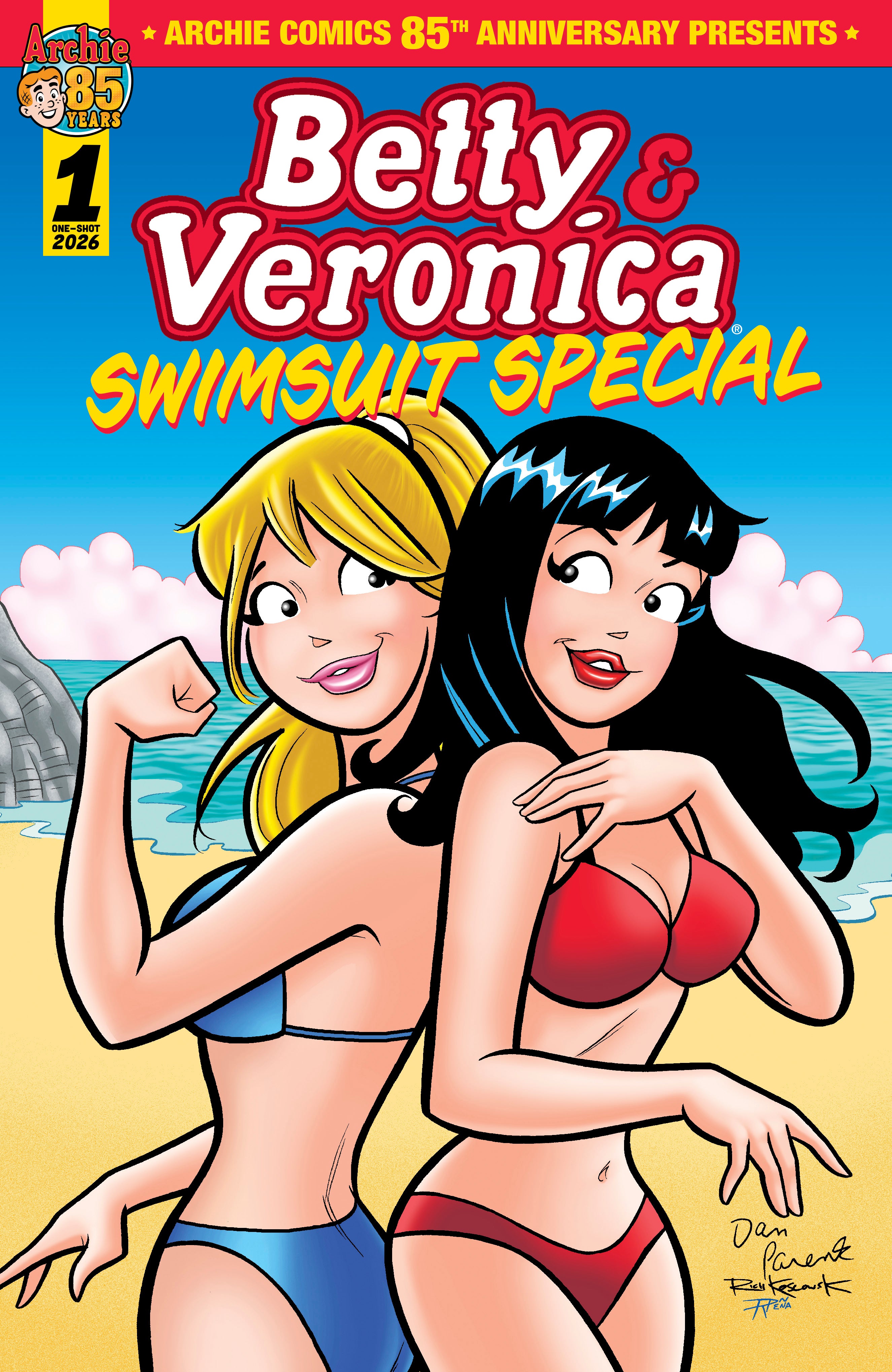 ARCHIE COMICS 85TH ANNIVERSARY PRESENTS BETTY & VERONICA SWIMSUIT SPECIAL CVR A DAN DECARLO RICH KOSLOWSKI