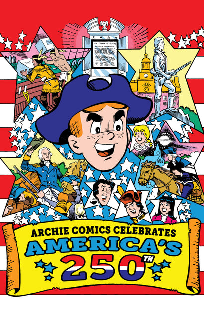 ARCHIE COMICS CELEBRATES AMERICAS 250TH CVR B STAN GOLDBERG LIFE WITH ARCHIE RETRO FULL ART VAR