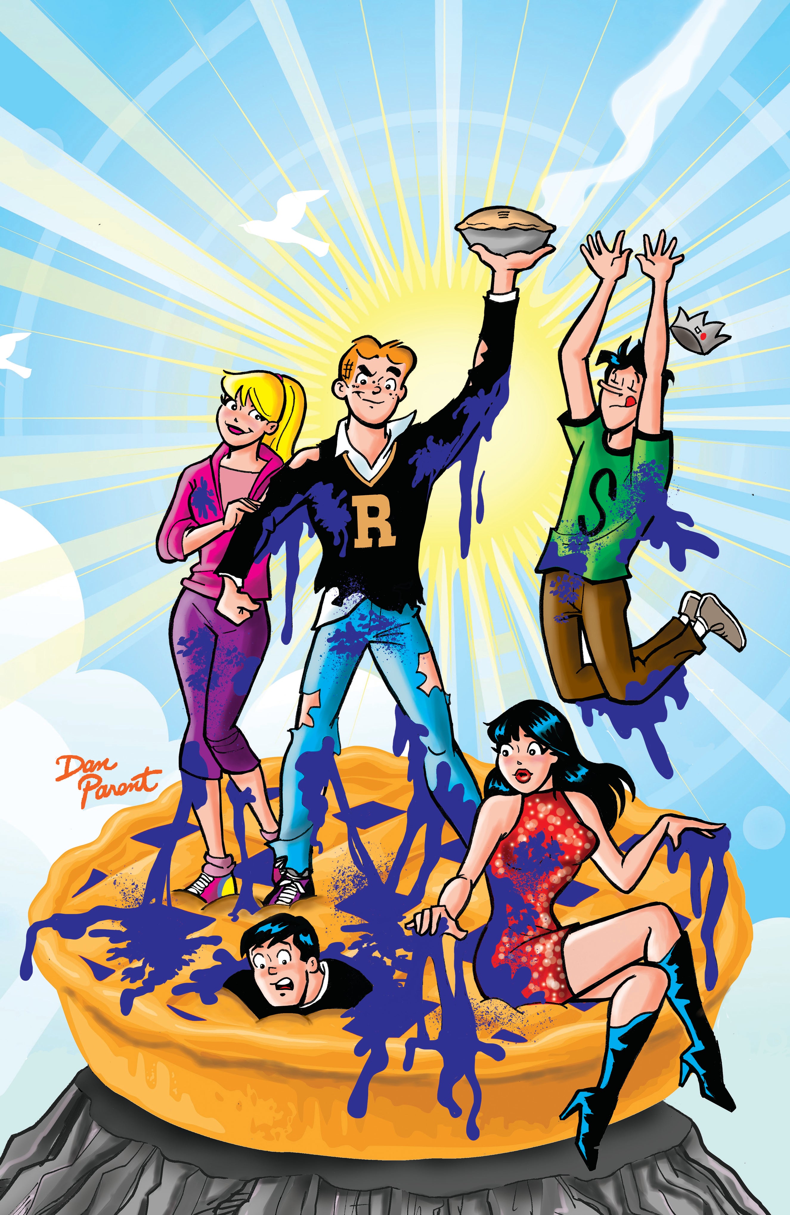 JUGHEAD PIEMAGEDDON CVR G DAN PARENT FOIL FULL ART VAR