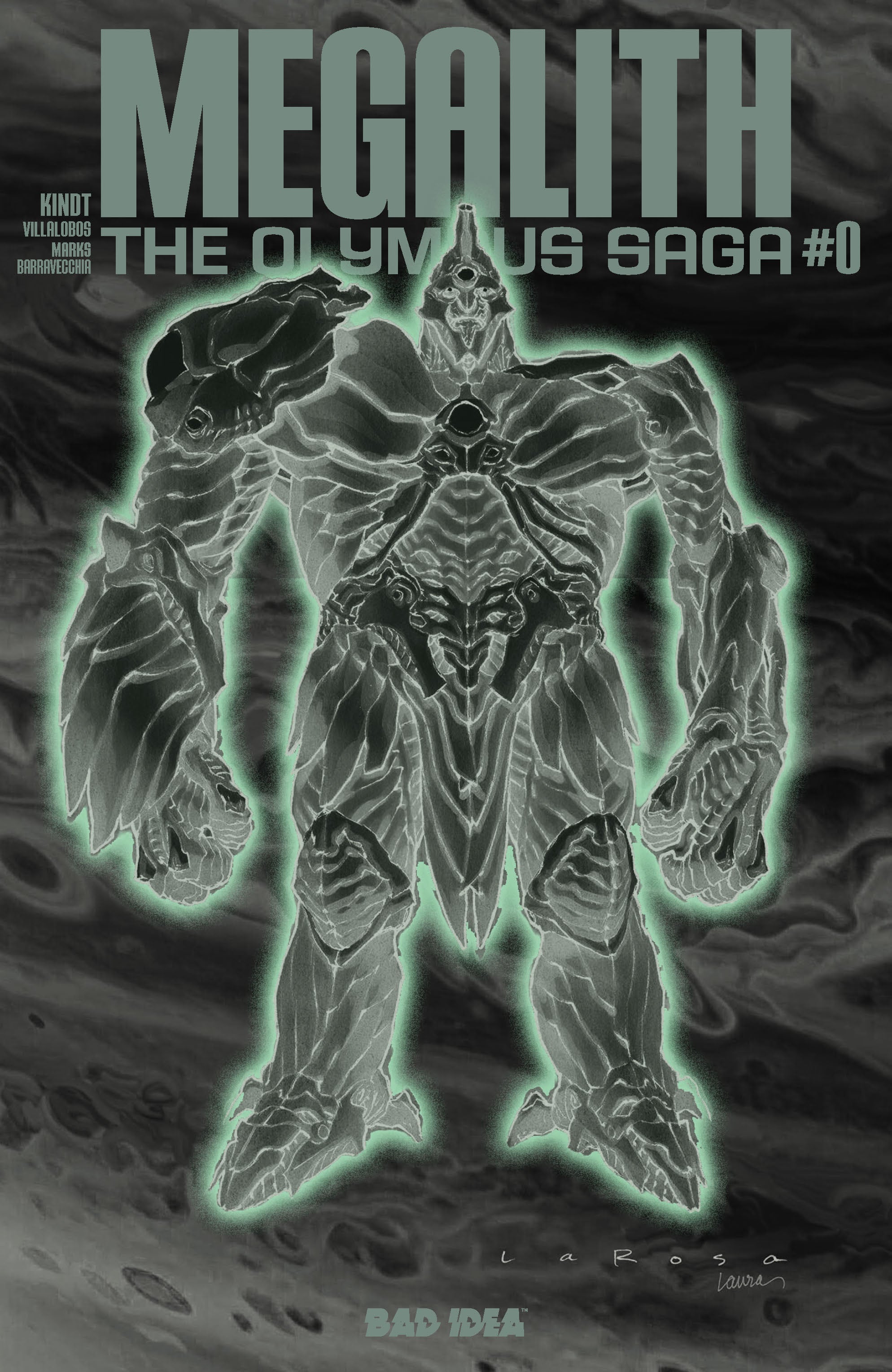 OLYMPUS SAGA MEGALITH #0 CVR D LEWIS LAROSA GLOW IN THE DARK VAR