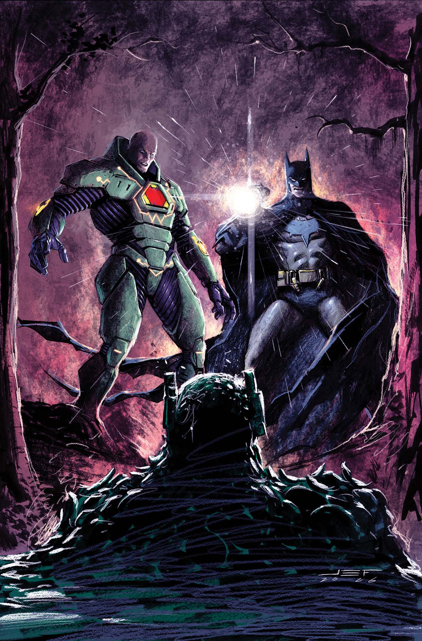 JUSTICE LEAGUE KNIGHT VISION SPECIAL #1 CVR B JUAN FERREYRA CARD STOCK VAR