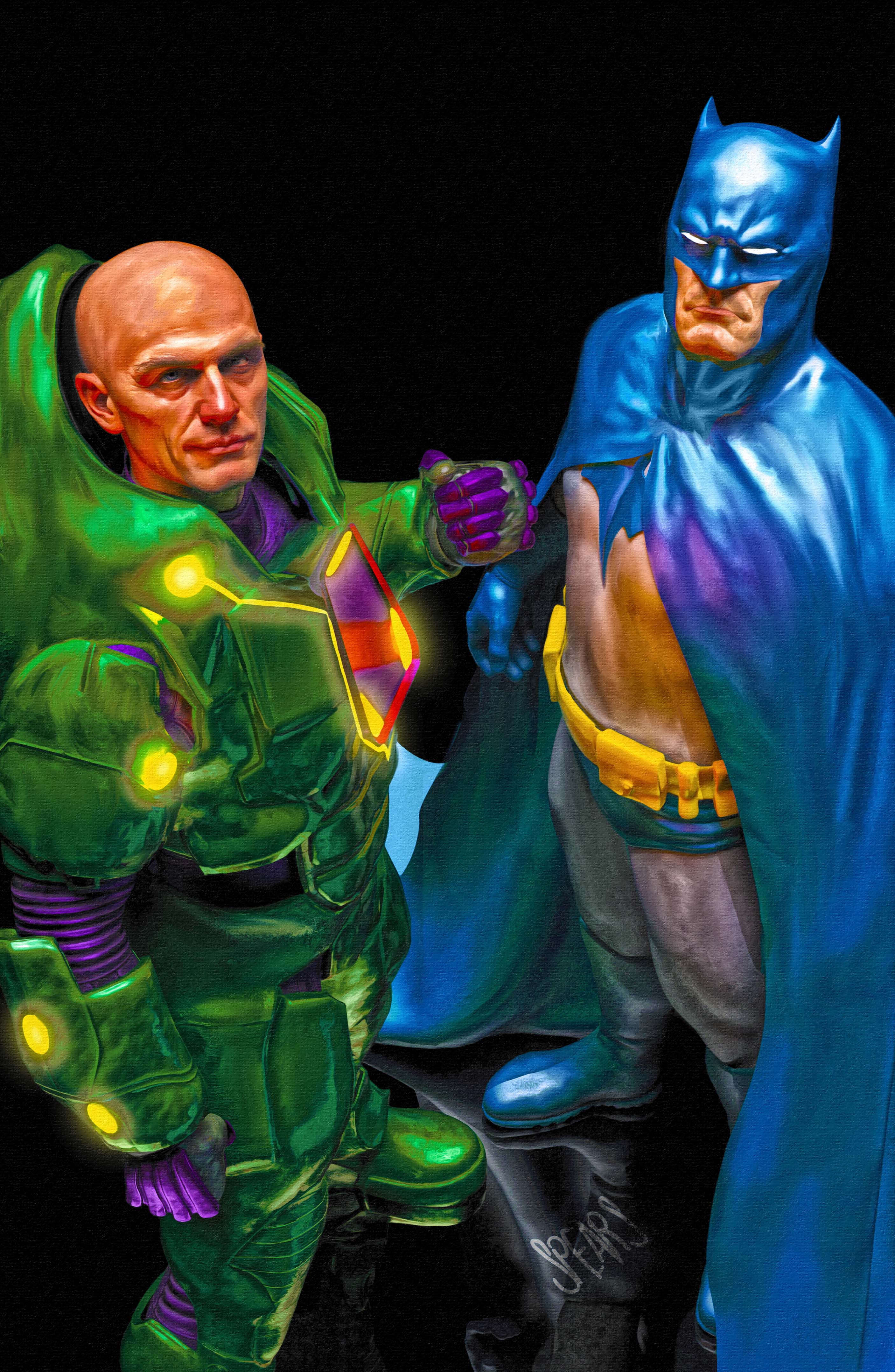 JUSTICE LEAGUE KNIGHT VISION SPECIAL #1 CVR C MARK SPEARS CARD STOCK VAR