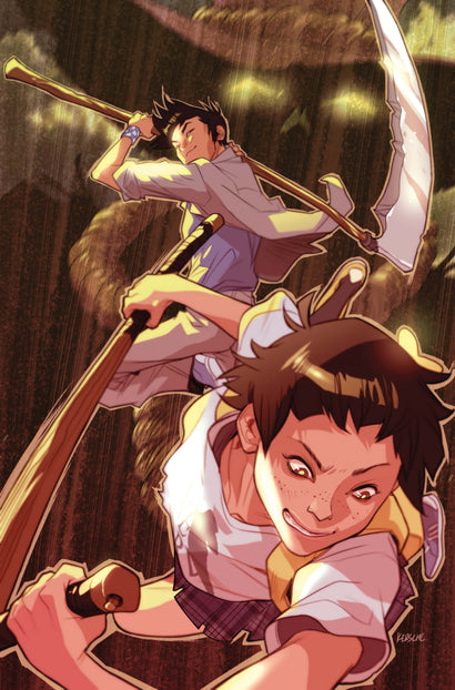 GOTHAM ACADEMY FIRST YEAR #6 CVR B KARL KERSCHL CARD STOCK VAR
