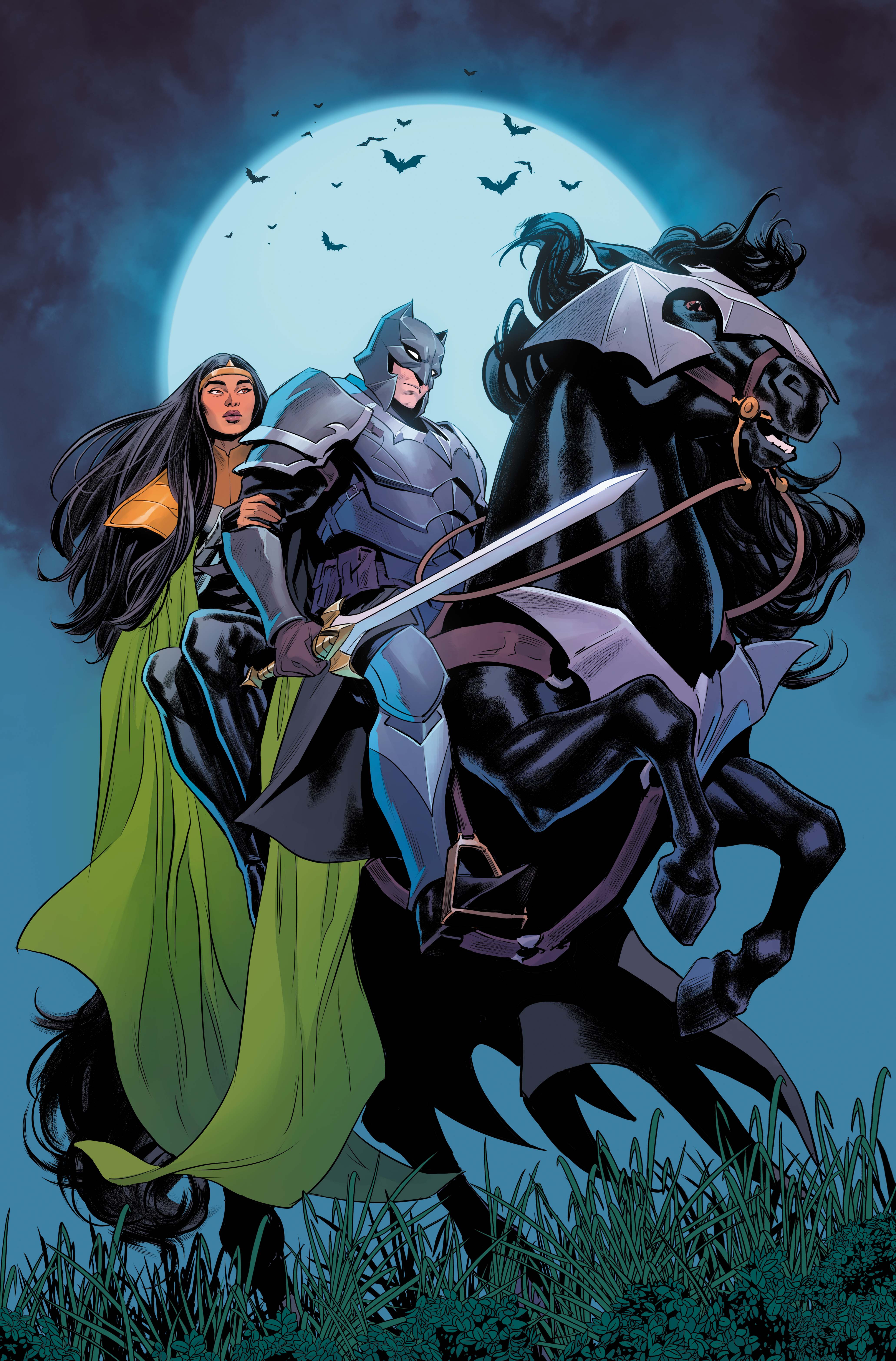 DARK KNIGHTS OF STEEL II #1 CVR B TRAVIS MOORE CARD STOCK VAR
