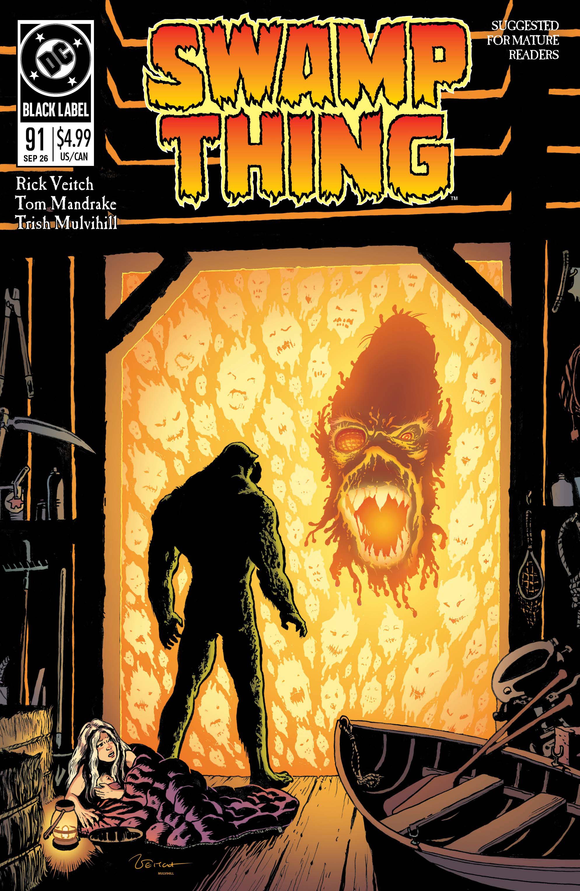 SWAMP THING 1989 #4 CVR A RICK VEITCH