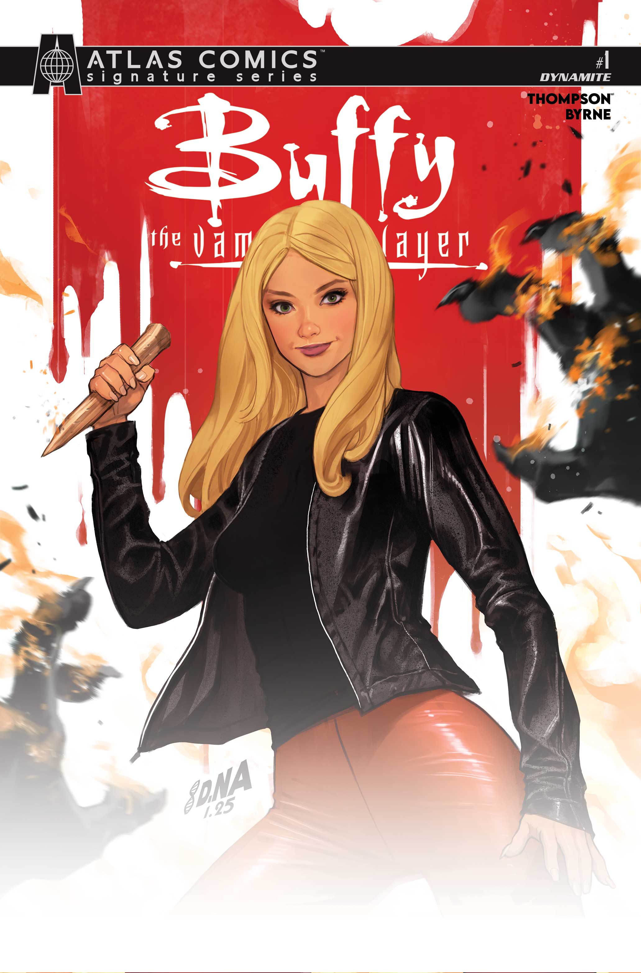 BUFFY THE VAMPIRE SLAYER #1 CVR I DAVID NAKAYAMA ATLAS EDITION SIGNED BY KELLY THOMPSON VAR