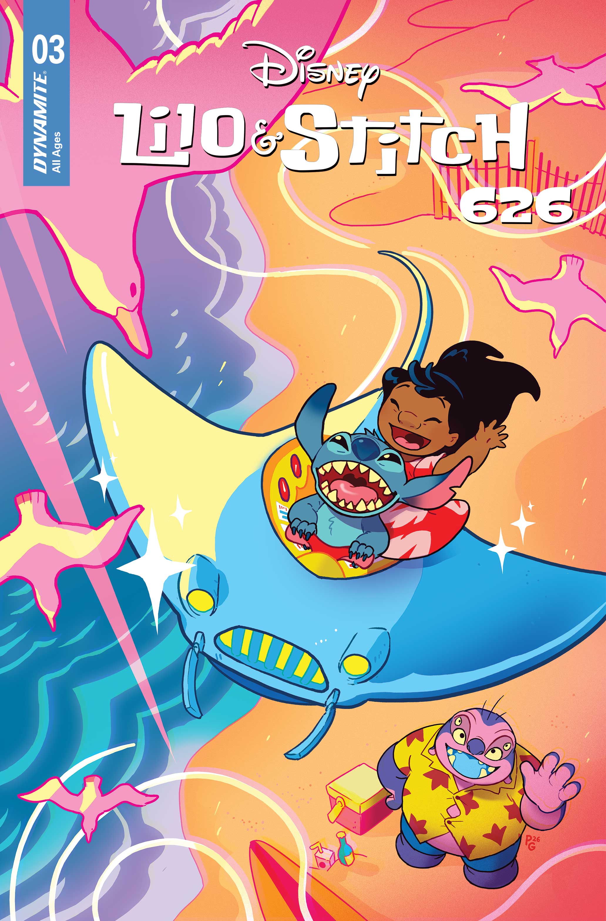 LILO & STITCH 626 #3 CVR A PAULINA GANUCHEAU VAR