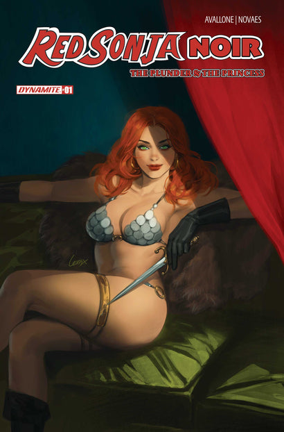 RED SONJA NOIR THE PLUNDER AND THE PRINCESS #1 CVR A LESLEY LEIRIX LI VAR